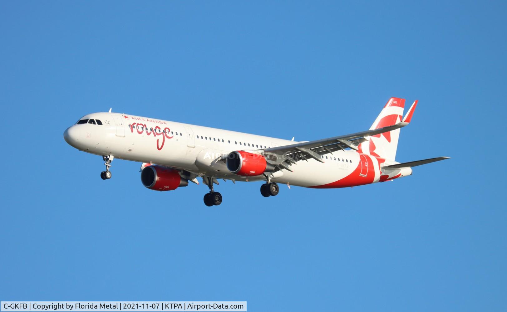 C-GKFB, 2018 Airbus A321-211 C/N 8232, TPA 2021