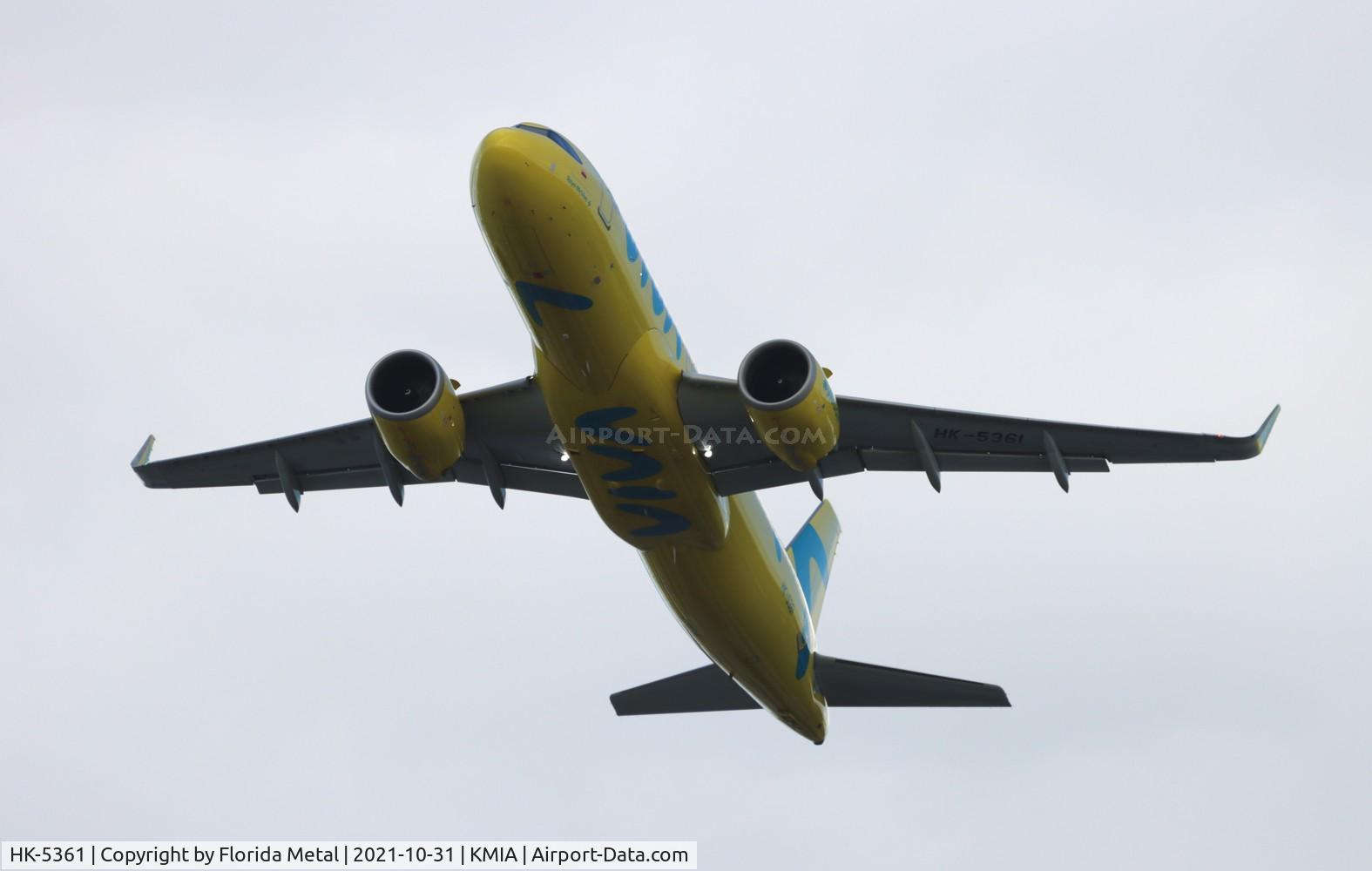HK-5361, 2020 Airbus A320-251N C/N 10313, MIA 2021