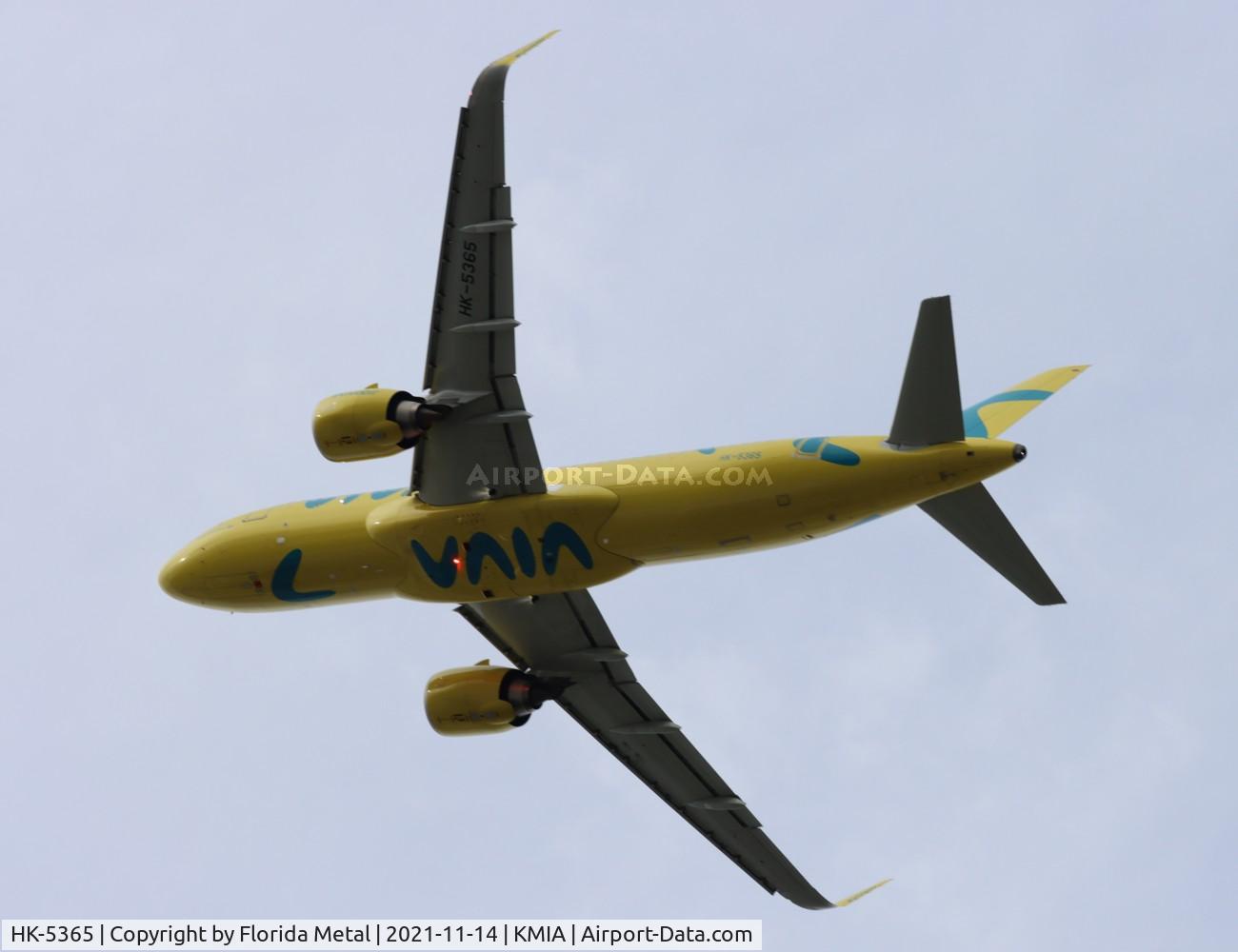 HK-5365, 2021 Airbus A320-251N C/N 10459, MIA 2021