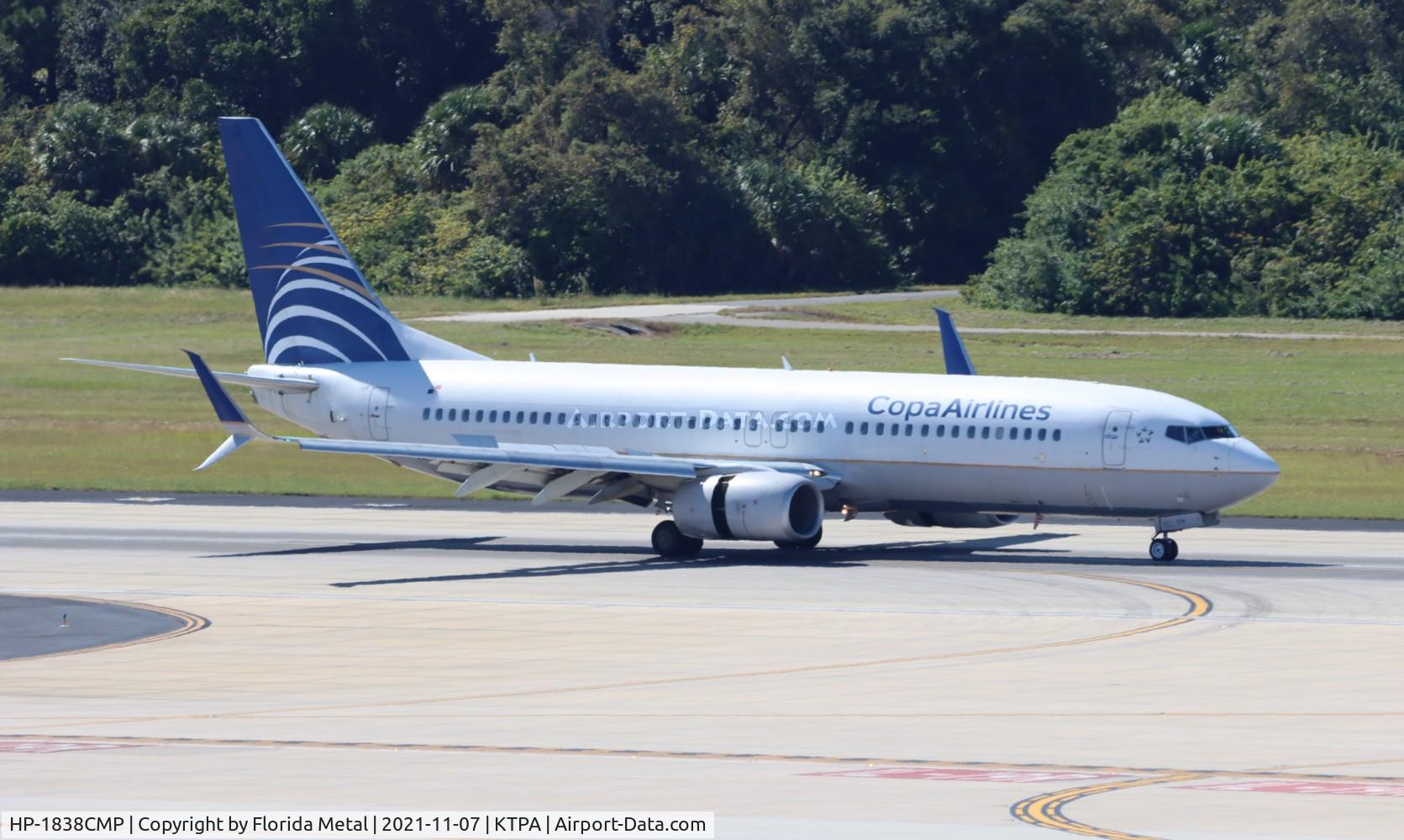 HP-1838CMP, 2014 Boeing 737-8V3 C/N 41445, TPA 2021