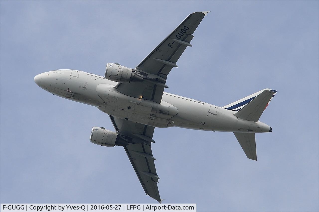 F-GUGG, 2004 Airbus A318-111 C/N 2317, Airbus A318-111, Climbing from rwy 27L, Roissy Charles De Gaulle airport (LFPG-CDG)