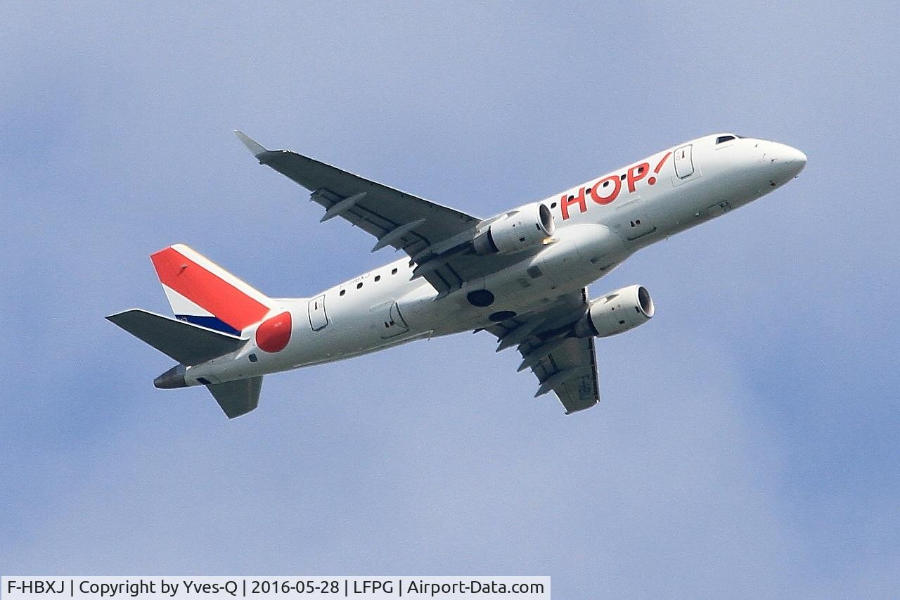 F-HBXJ, 2010 Embraer 170ST (ERJ-170-100ST) C/N 17000312, Embraer 170ST, Climbing from rwy 08L, Roissy Charles De Gaulle airport (LFPG-CDG)