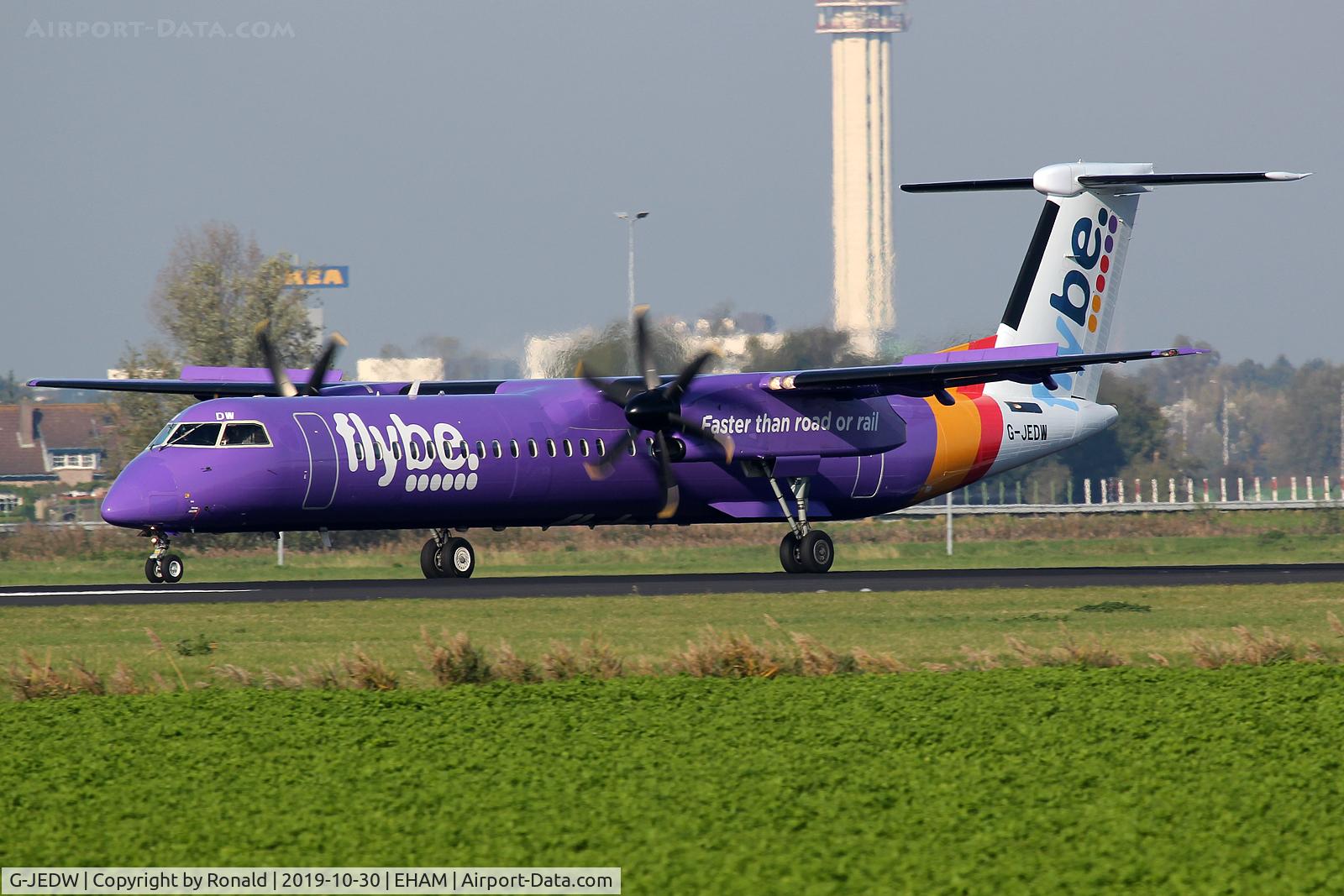 G-JEDW, 2004 De Havilland Canada DHC-8-402Q Dash 8 C/N 4093, at spl