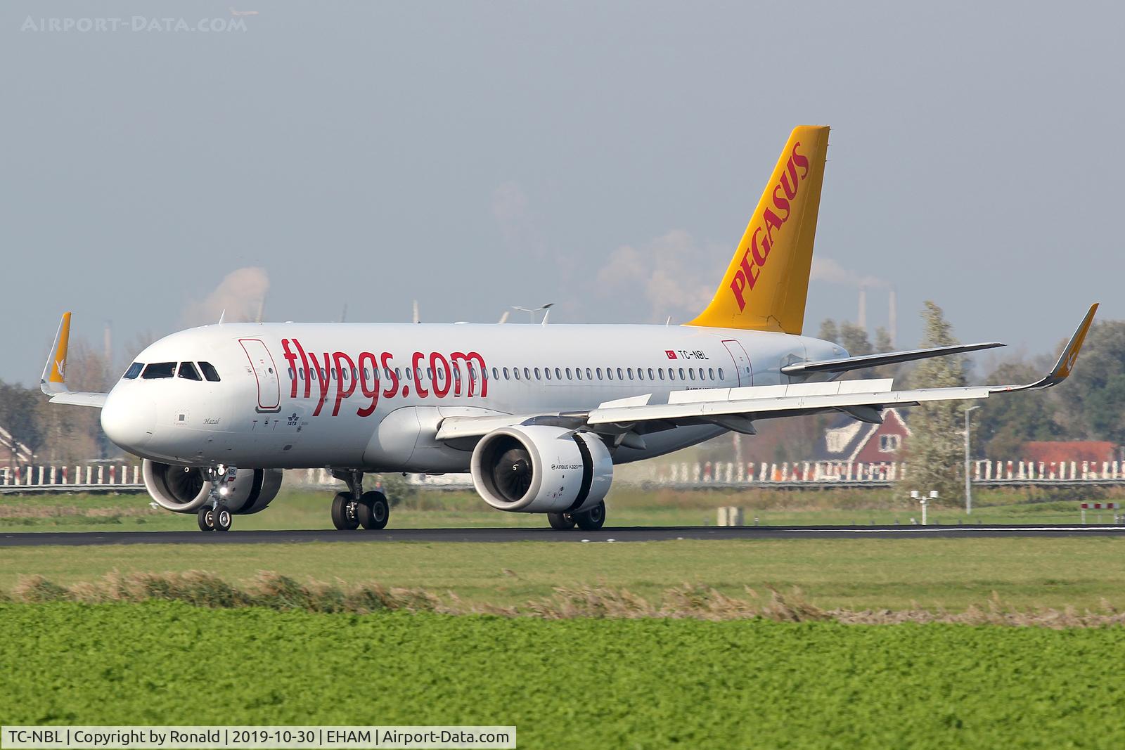 TC-NBL, 2017 Airbus A320-251NEO C/N 7850, at spl