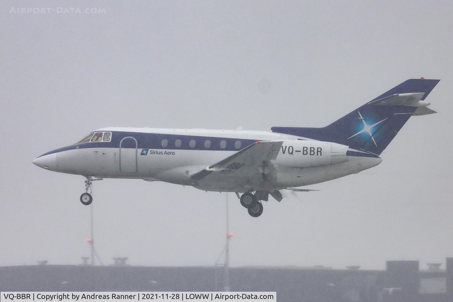 VQ-BBR, 2008 Hawker Beechcraft 750 C/N HB-19, Sirius Aero Hawker 750
