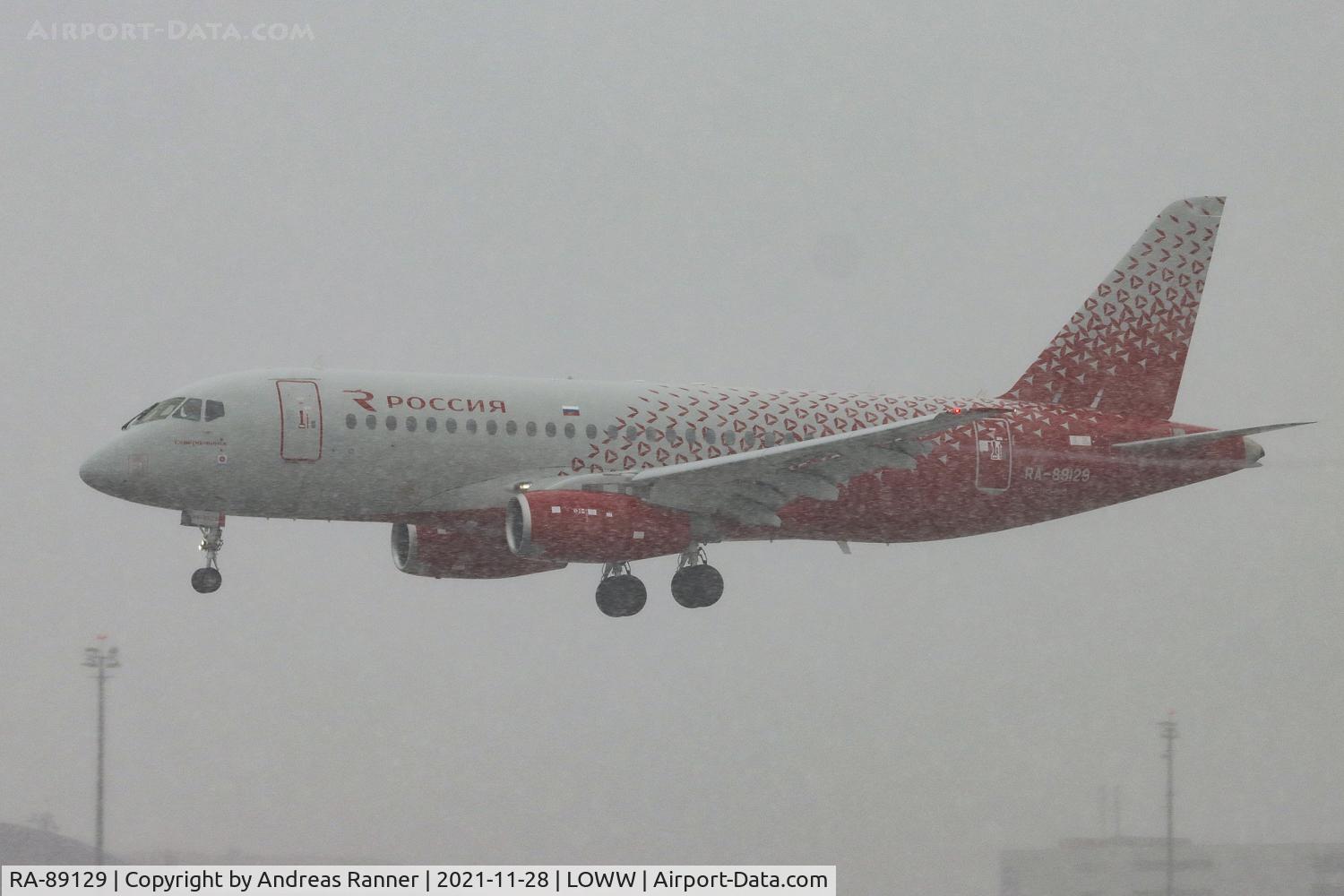 RA-89129, 2019 Sukhoi Superjet 100-95B C/N 95192, Rossiya Sukhoi SSJ 100