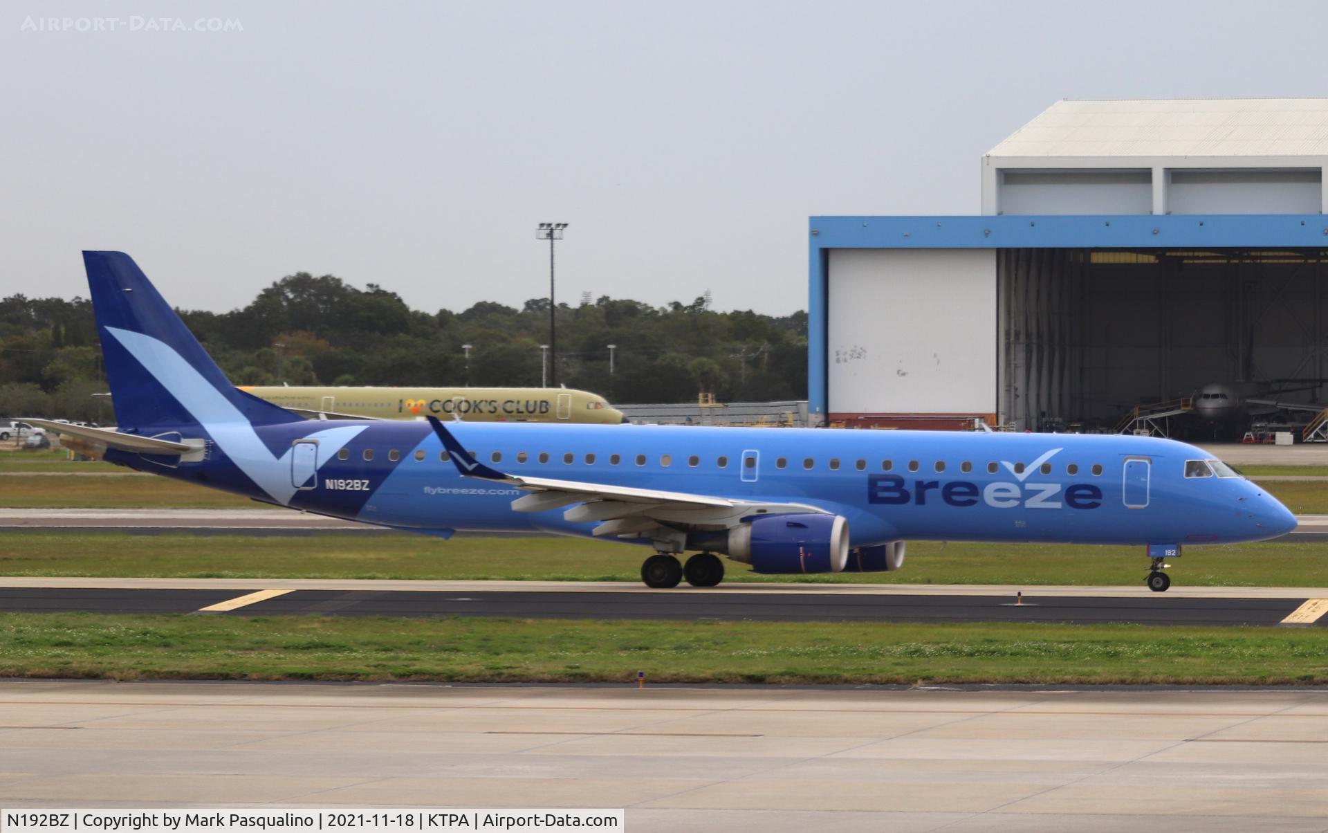 N192BZ, 2014 Embraer 195AR (ERJ-190-200IGW) C/N 19000662, ERJ-190-200IGW