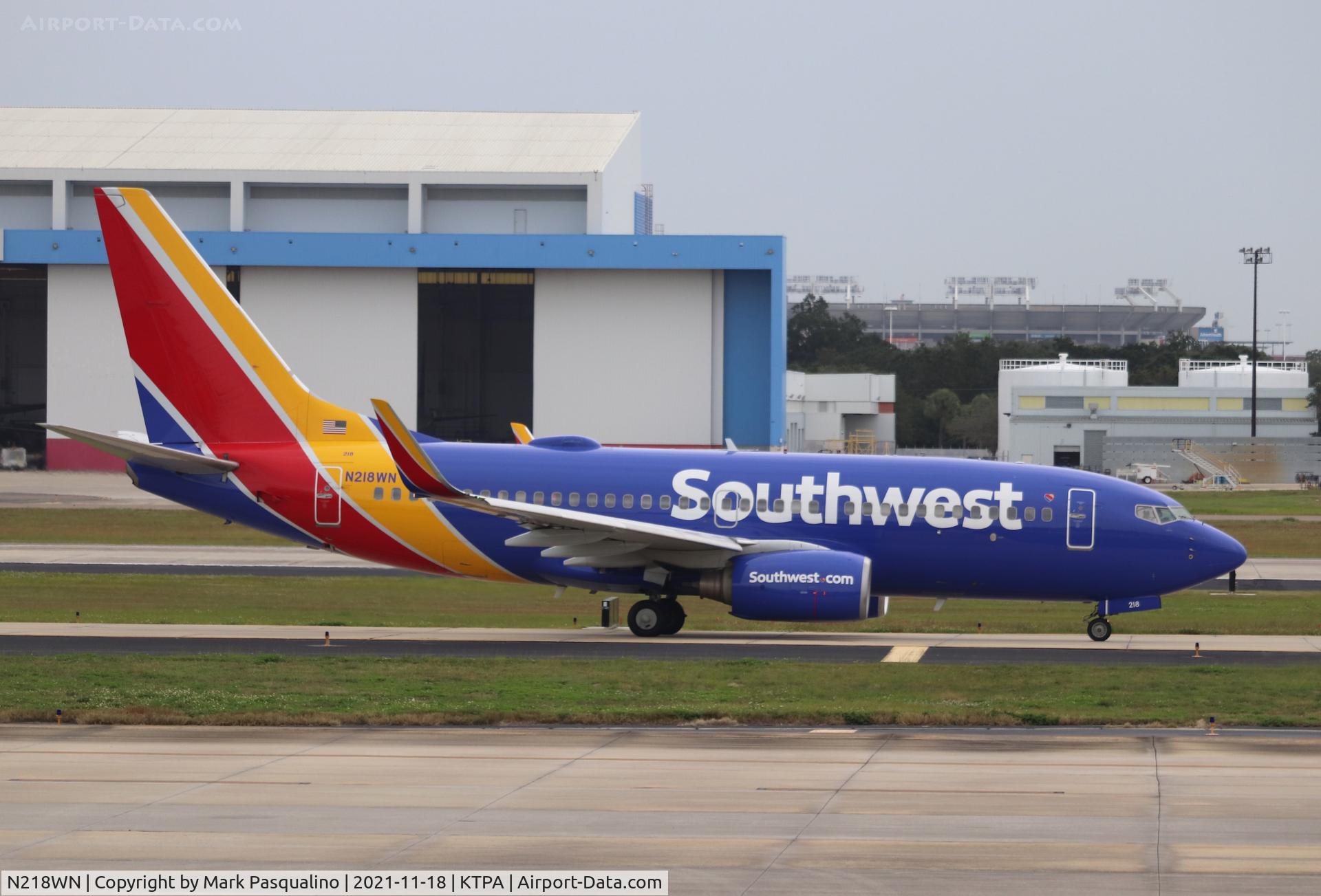 N218WN, 2005 Boeing 737-7H4 C/N 32489, Boeing 737-7H4