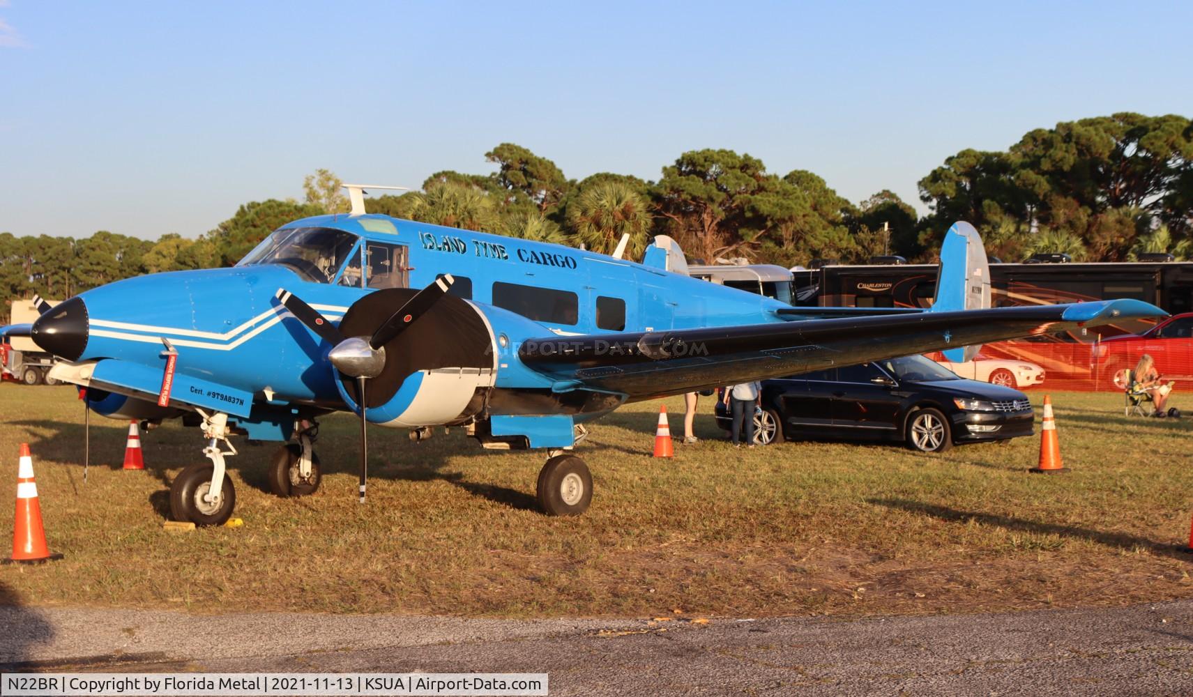 N22BR, 1965 Beech H-18 Tri-Gear C/N BA-729, Stuart 2021