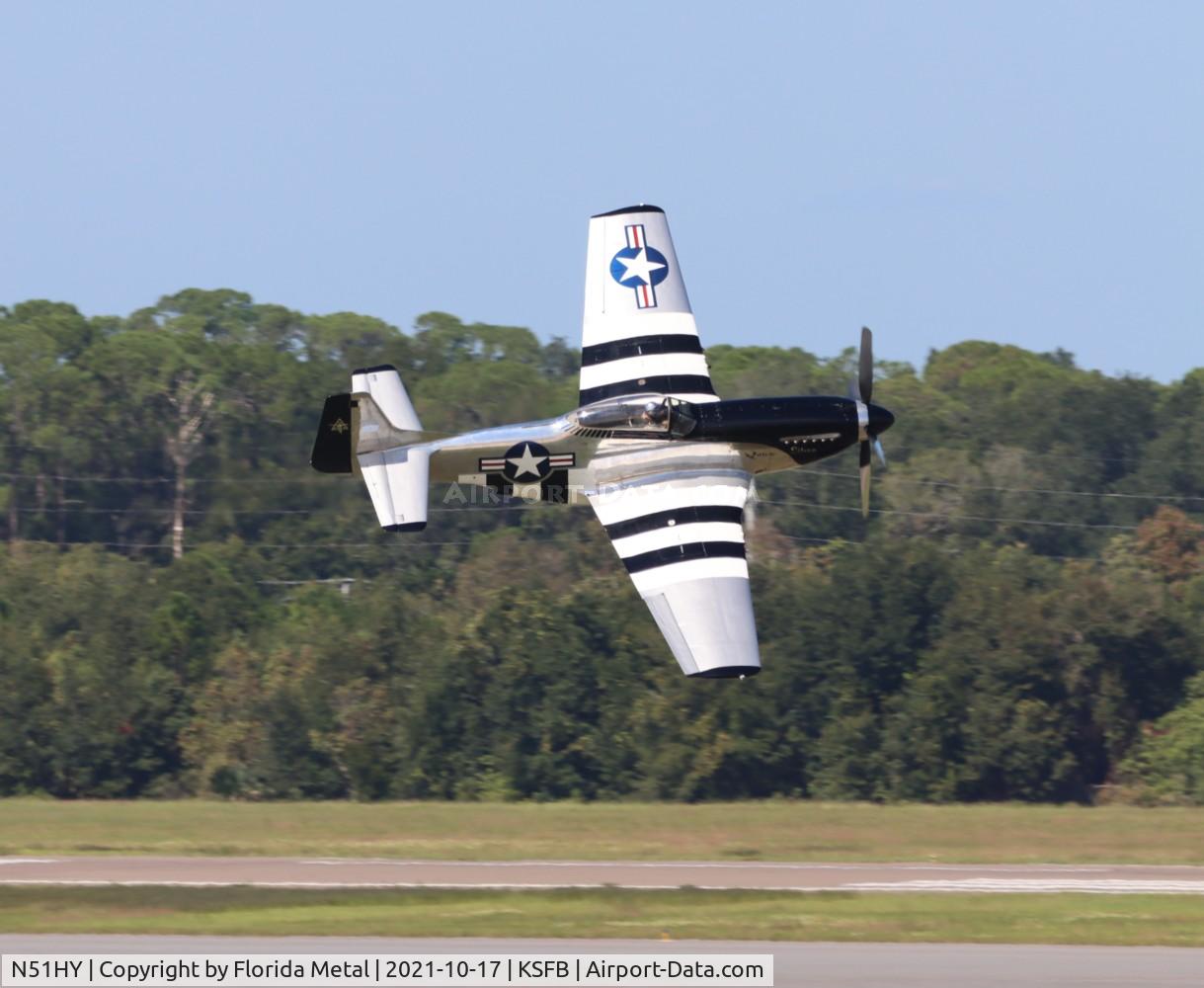 N51HY, 1944 North American P-51D Mustang C/N 124-48192, Sanford 2021