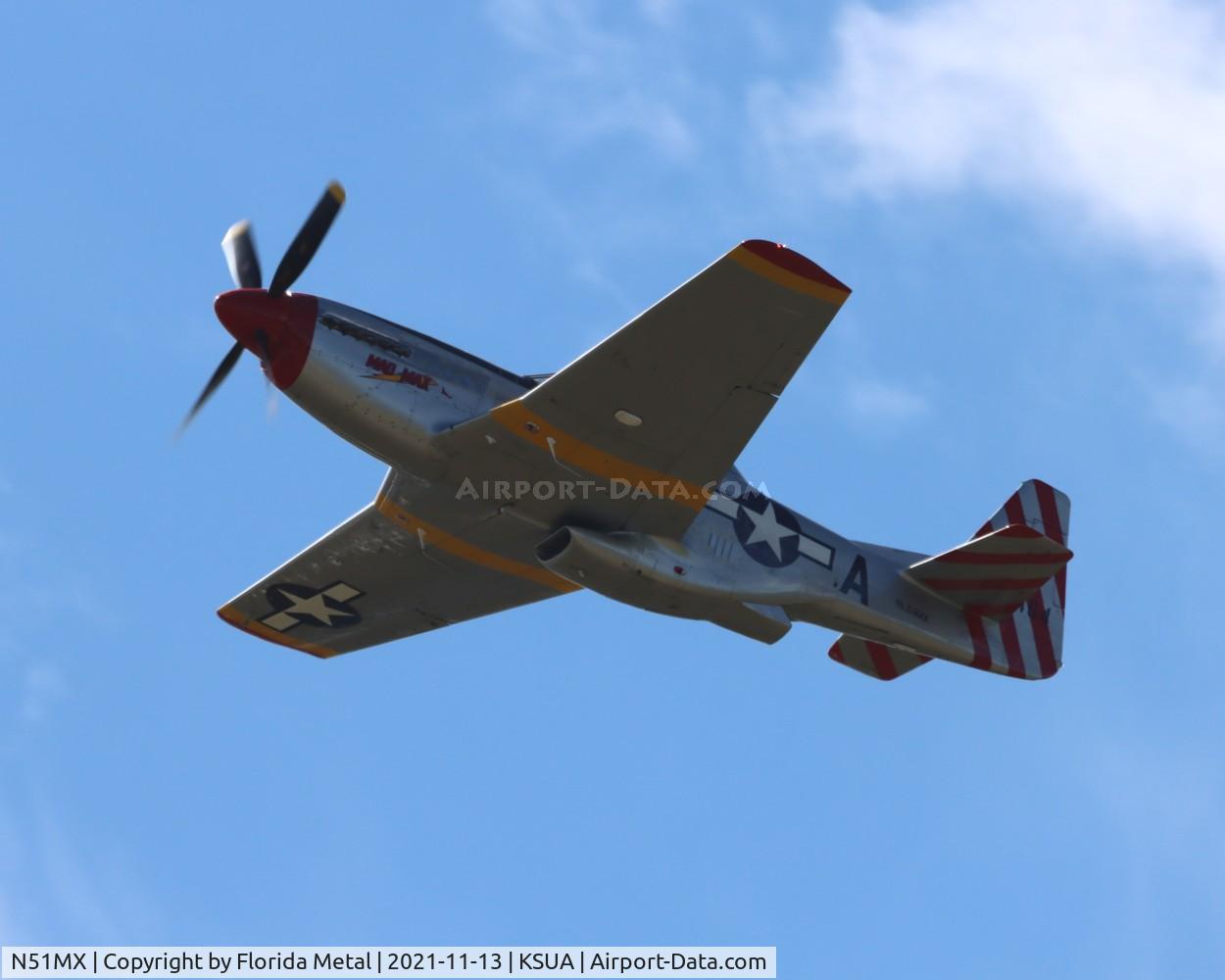 N51MX, 1944 North American F-51D Mustang C/N 45-11559, Stuart 2021