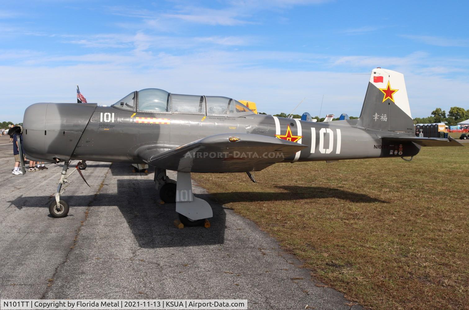 N101TT, 1985 Nanchang CJ-6 C/N 4132016, Stuart 2021