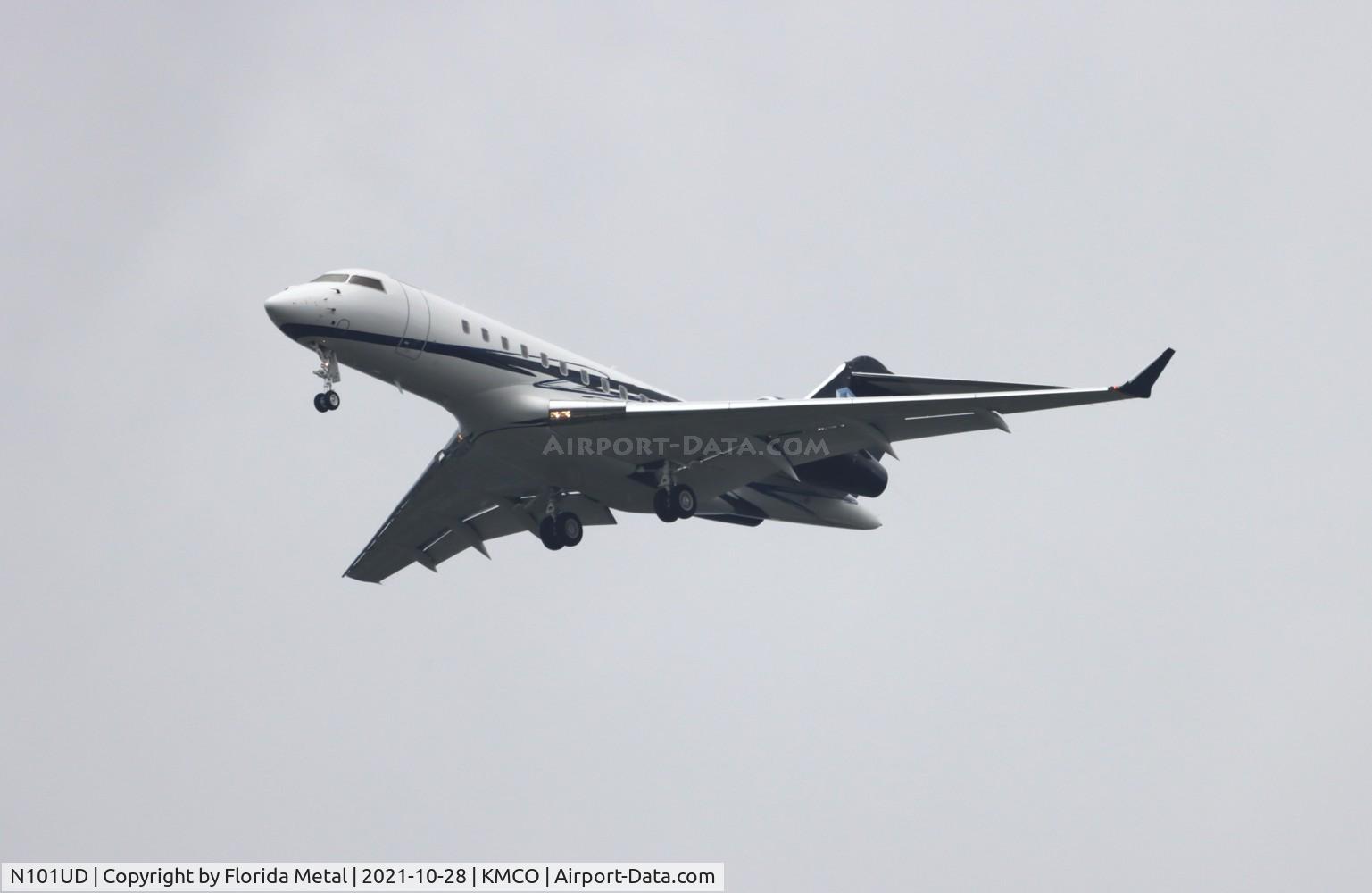 N101UD, 2020 Bombardier Global 5500 (BD-700-1A11) C/N 60015, MCO 2021