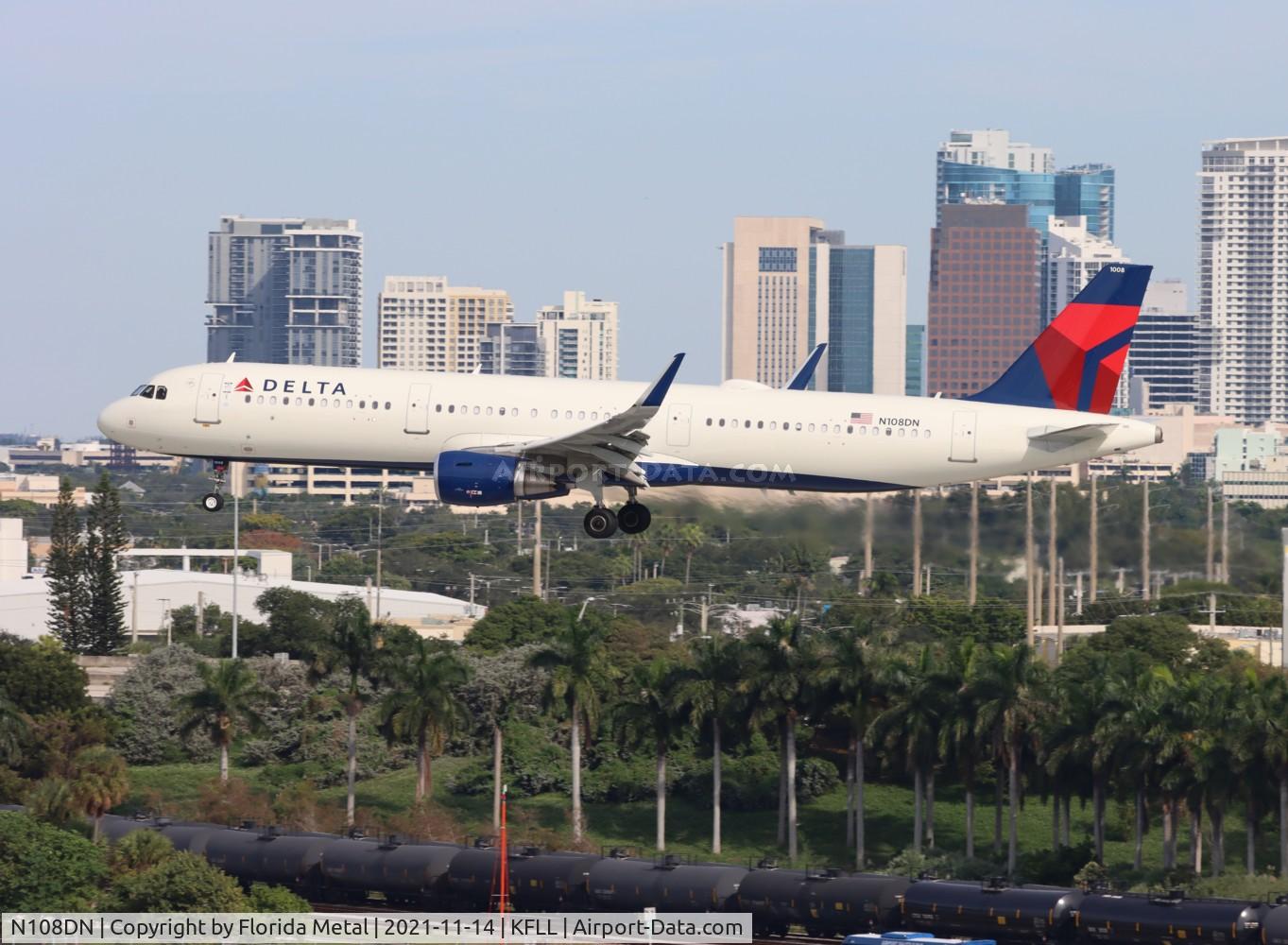 N108DN, 2021 Airbus A321-211 C/N 10003, FLL 2021