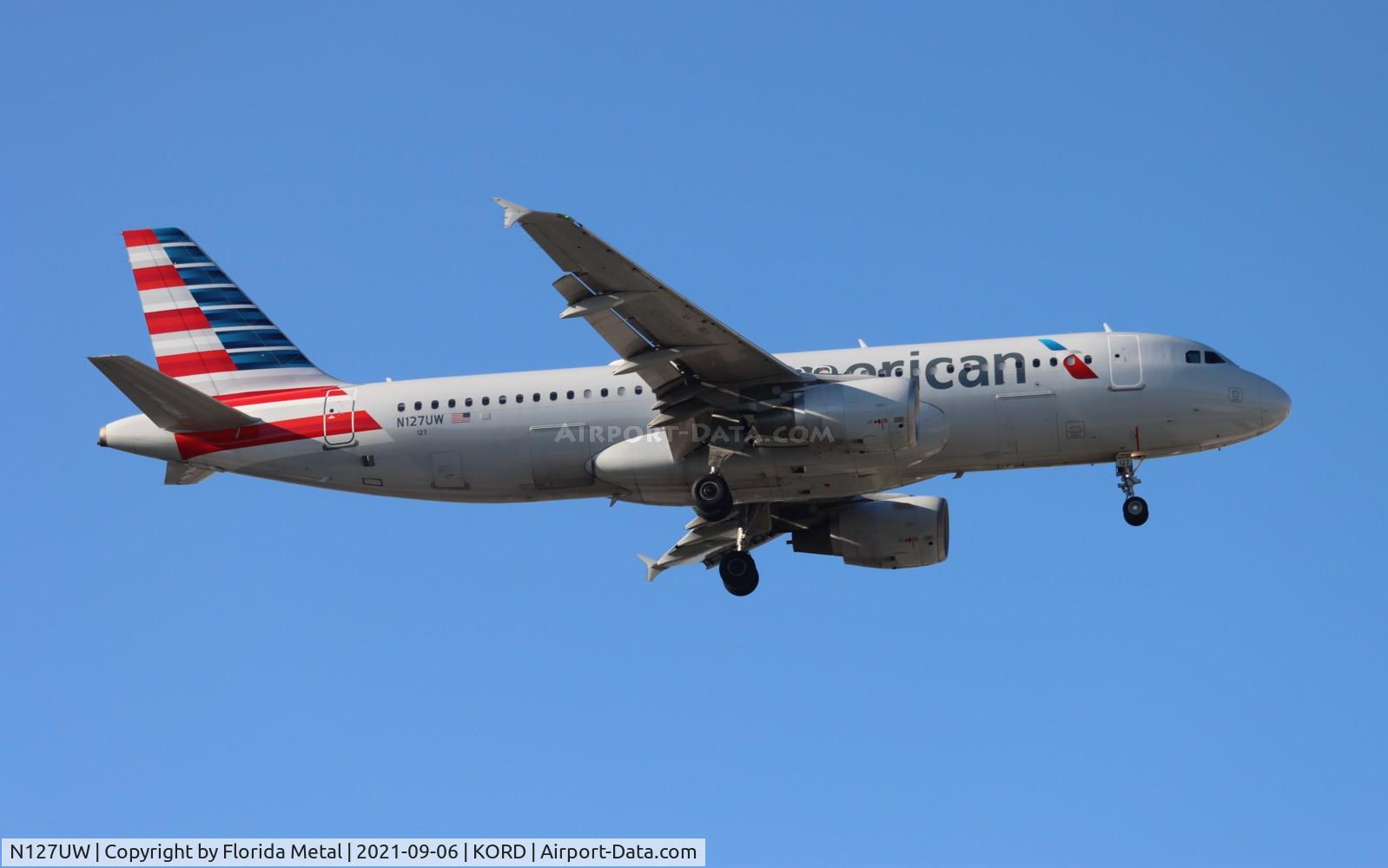 N127UW, 2010 Airbus A320-214 C/N 4202, ORD 2021