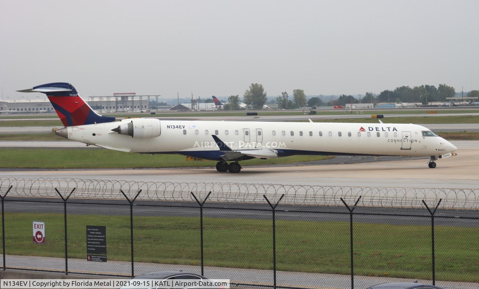 N134EV, 2009 Bombardier CRJ-900ER (CL-600-2D24) C/N 15223, ATL 2021