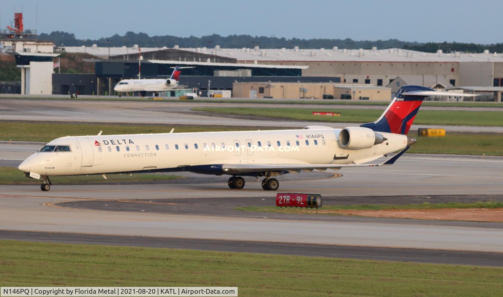 N146PQ, 2007 Bombardier CRJ-900ER (CL-600-2D24) C/N 15146, ATL 2021