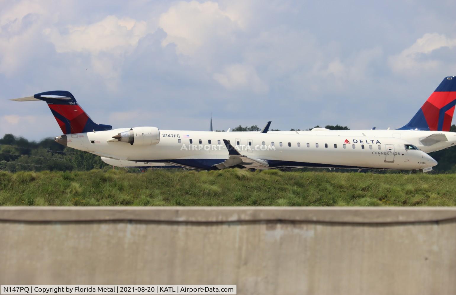 N147PQ, 2007 Bombardier CRJ-900ER (CL-600-2D24) C/N 15147, ATL 2021
