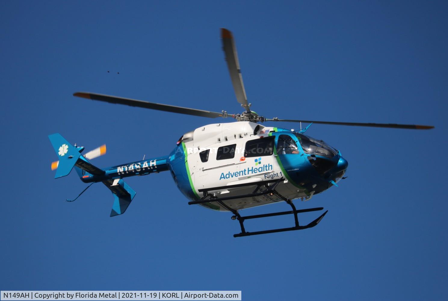 N149AH, 2021 Airbus Helicopters H-145 (BK-117D-2) C/N 9868, ORL 2021