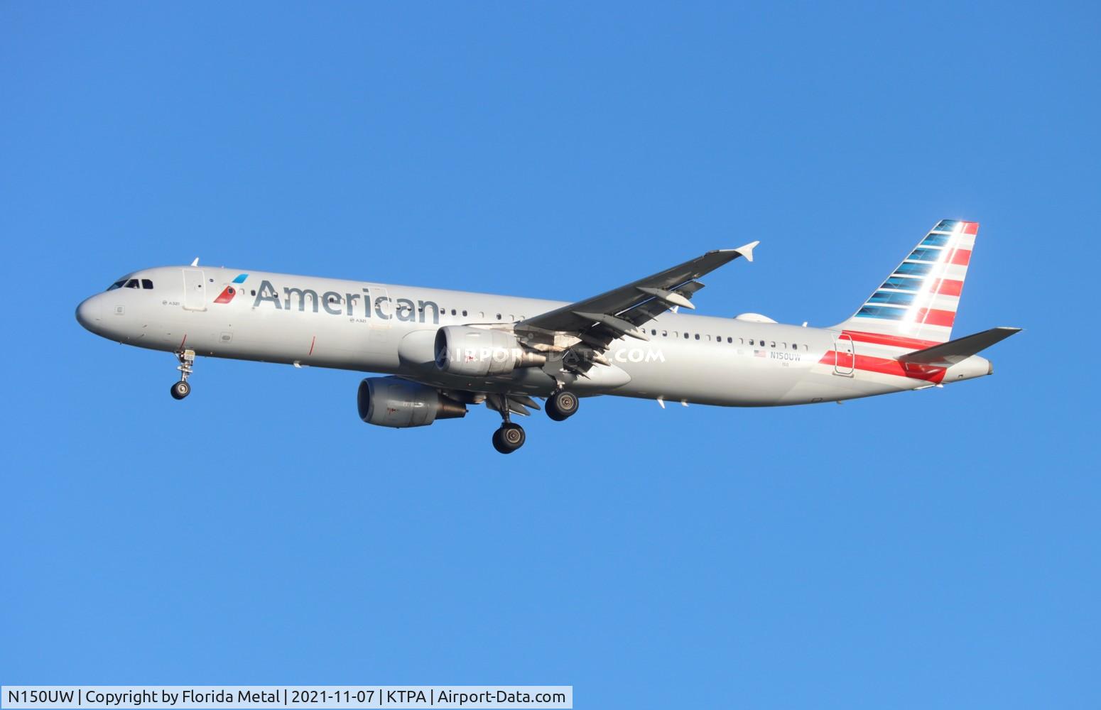 N150UW, 2013 Airbus A321-211 C/N 5504, TPA 2021