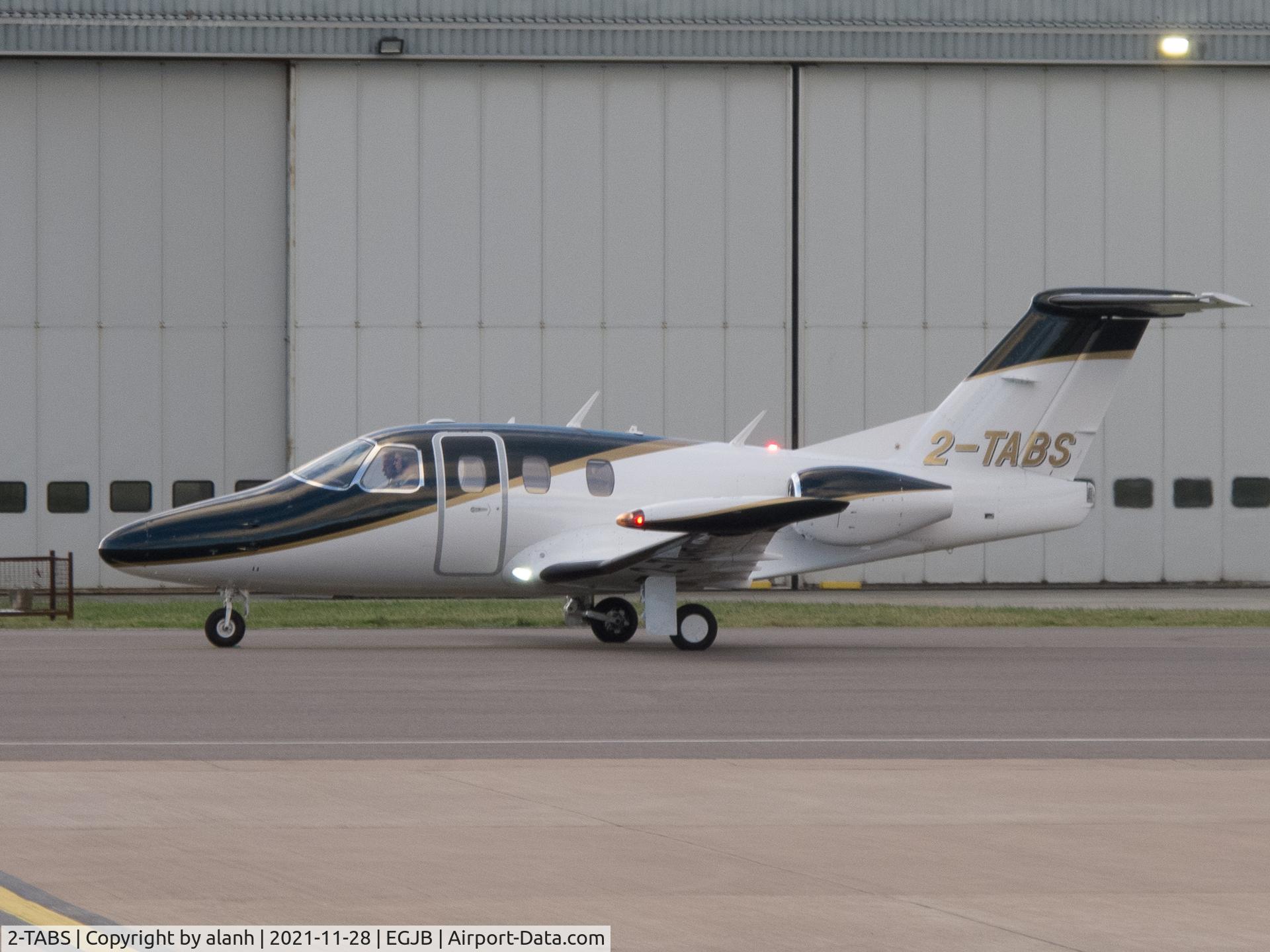 2-TABS, 2008 Eclipse Aviation Corp EA500 C/N 000229, Taxiing to ASG, Guernsey