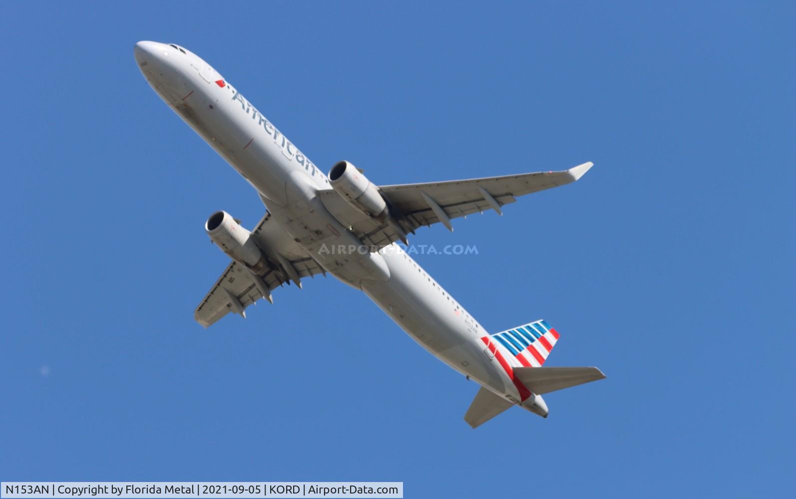 N153AN, 2015 Airbus A321-231 C/N 6908, ORD 2021