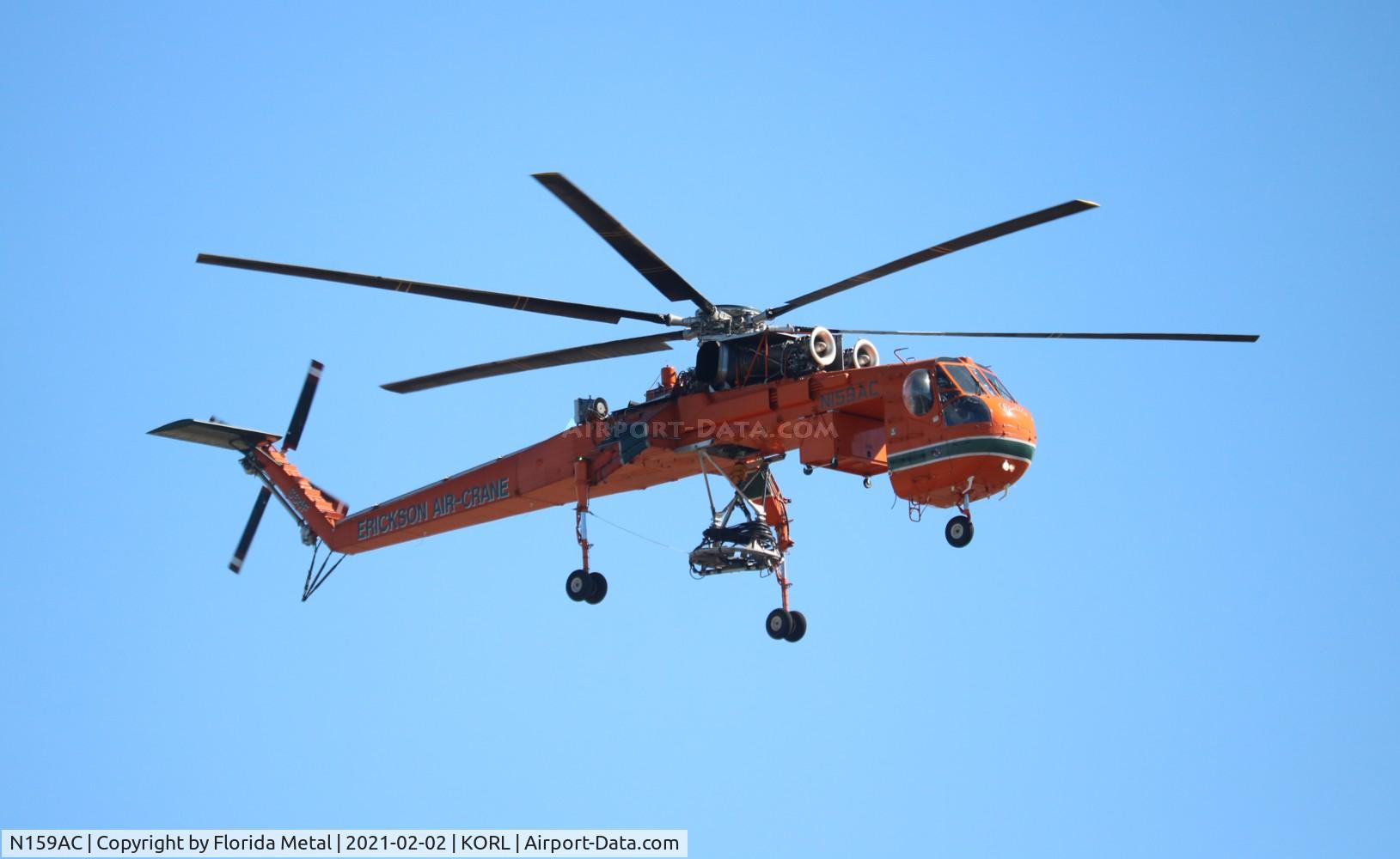 N159AC, 1970 Sikorsky S-64F Skycrane C/N 64084, ORL 2021