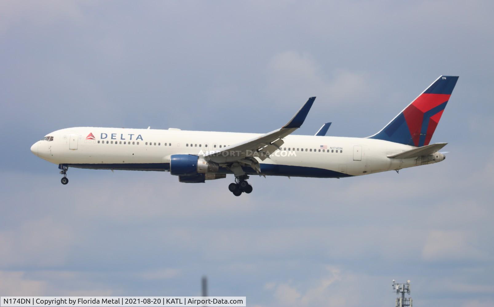 N174DN, 1990 Boeing 767-332 C/N 24802, ATL 2021