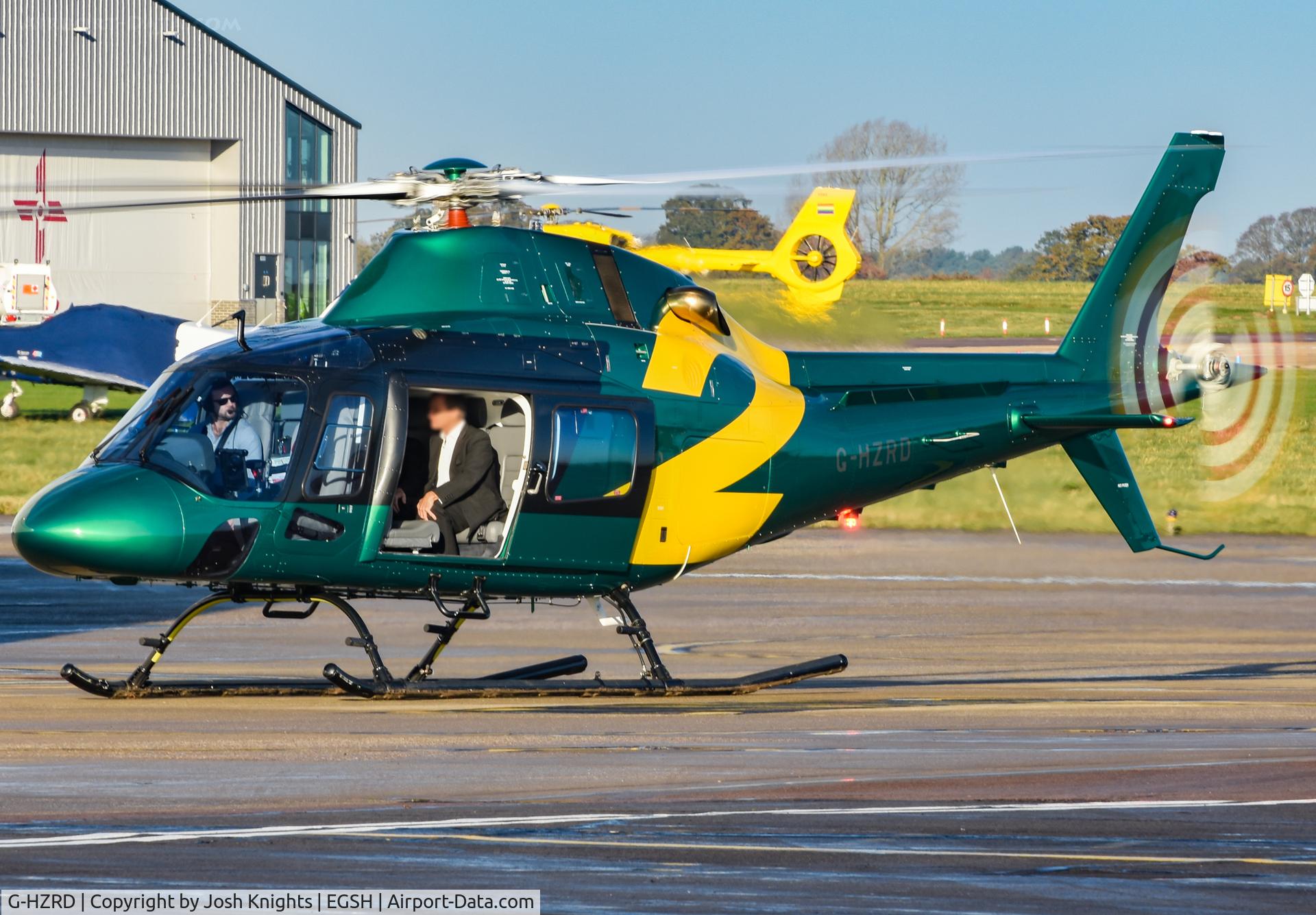 G-HZRD, 2020 AgustaWestland AW-119 MKII Koala Koala C/N 14961, Arriving at SaxonAir NWI.