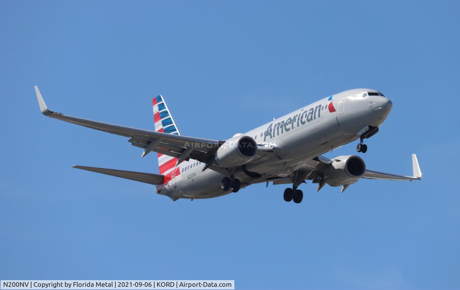 N200NV, 2016 Boeing 737-823 C/N 33341, ORD 2021