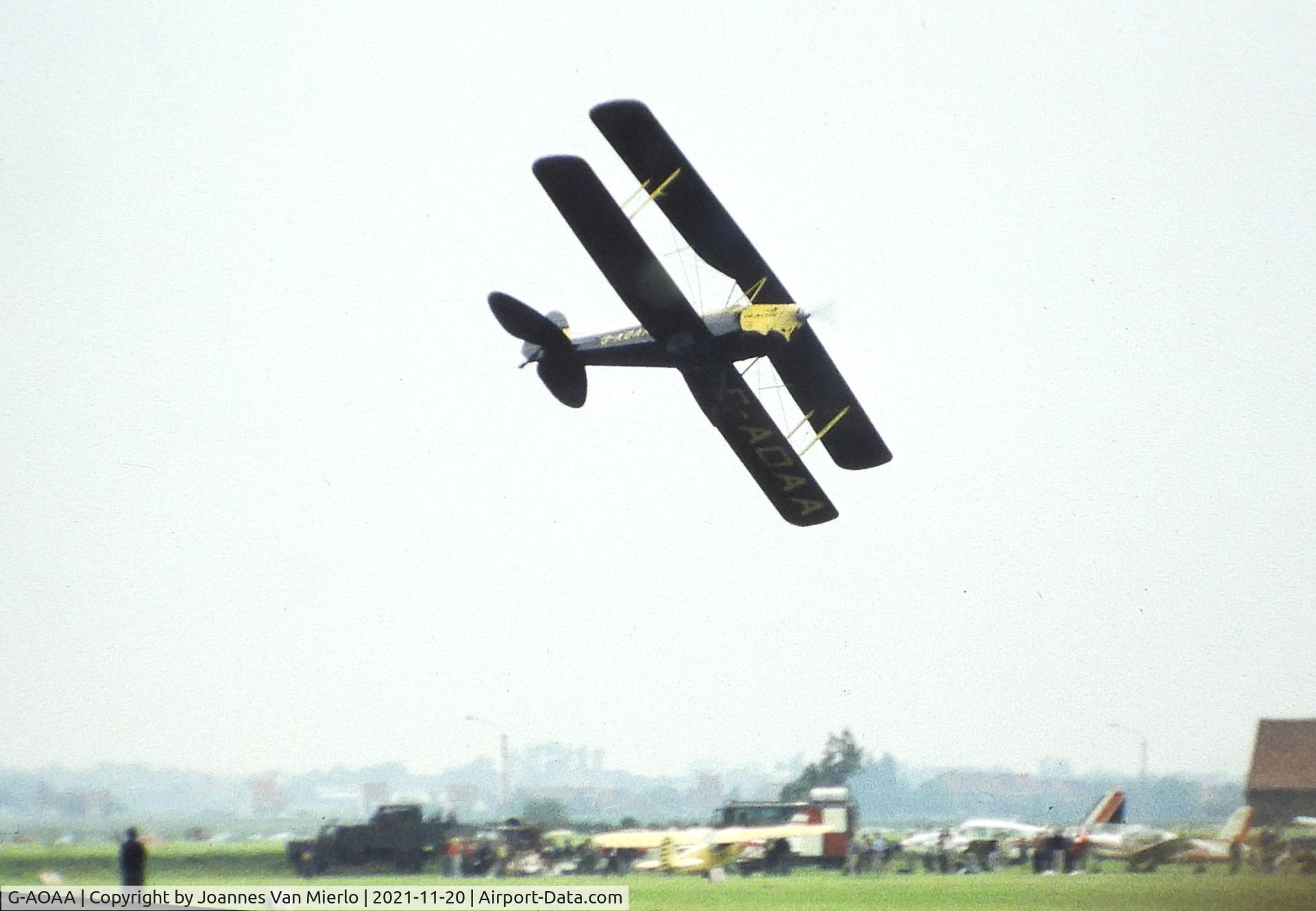 G-AOAA, 1942 De Havilland DH-82A Tiger Moth II C/N 85908, Slide scan