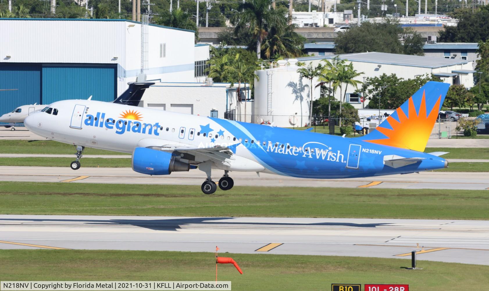 N218NV, 2000 Airbus A320-214 C/N 1229, FLL 2021