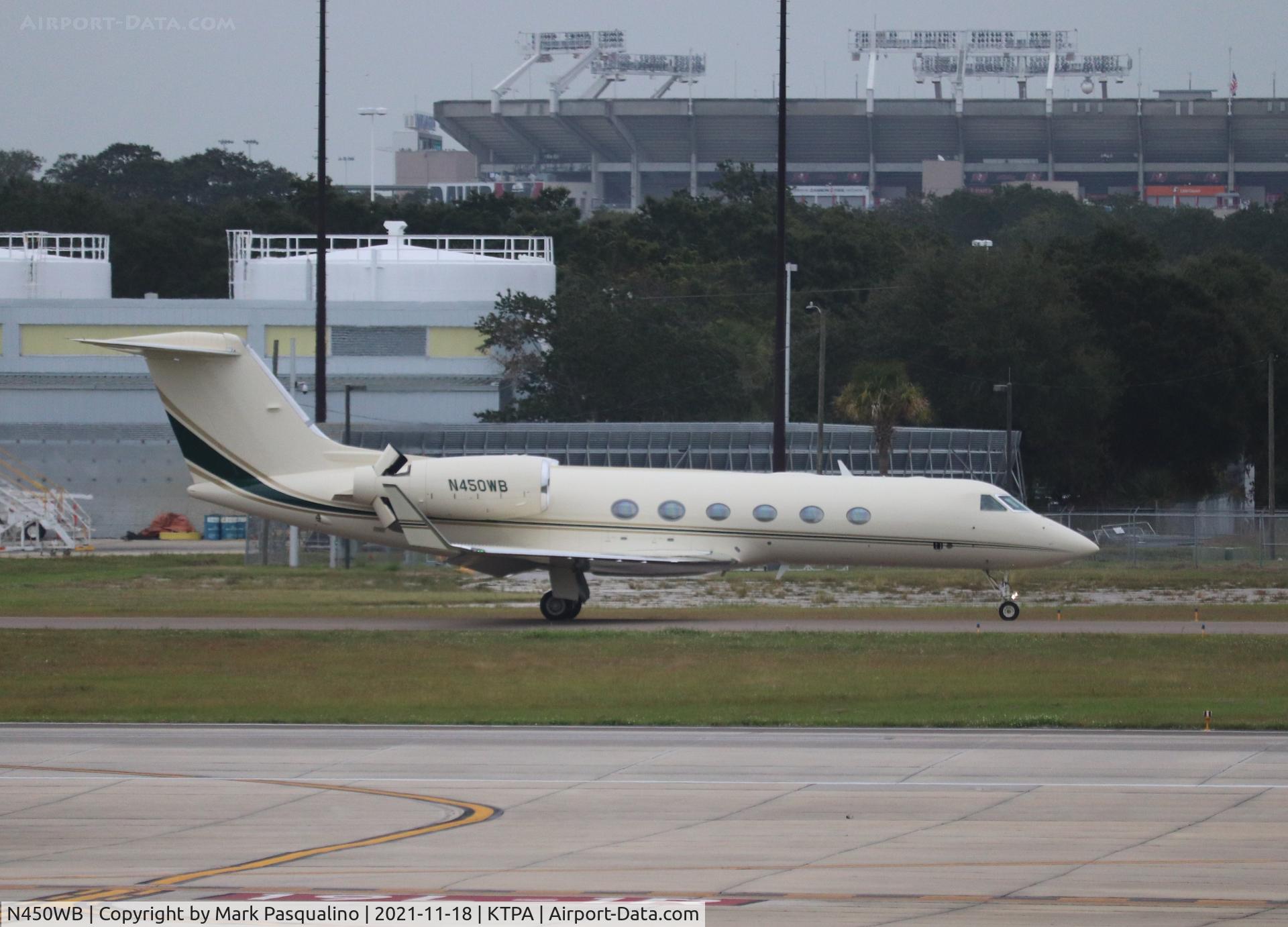 N450WB, 2008 Gulfstream Aerospace GIV-X (G450) C/N 4110, Gulfstream G-IV-X