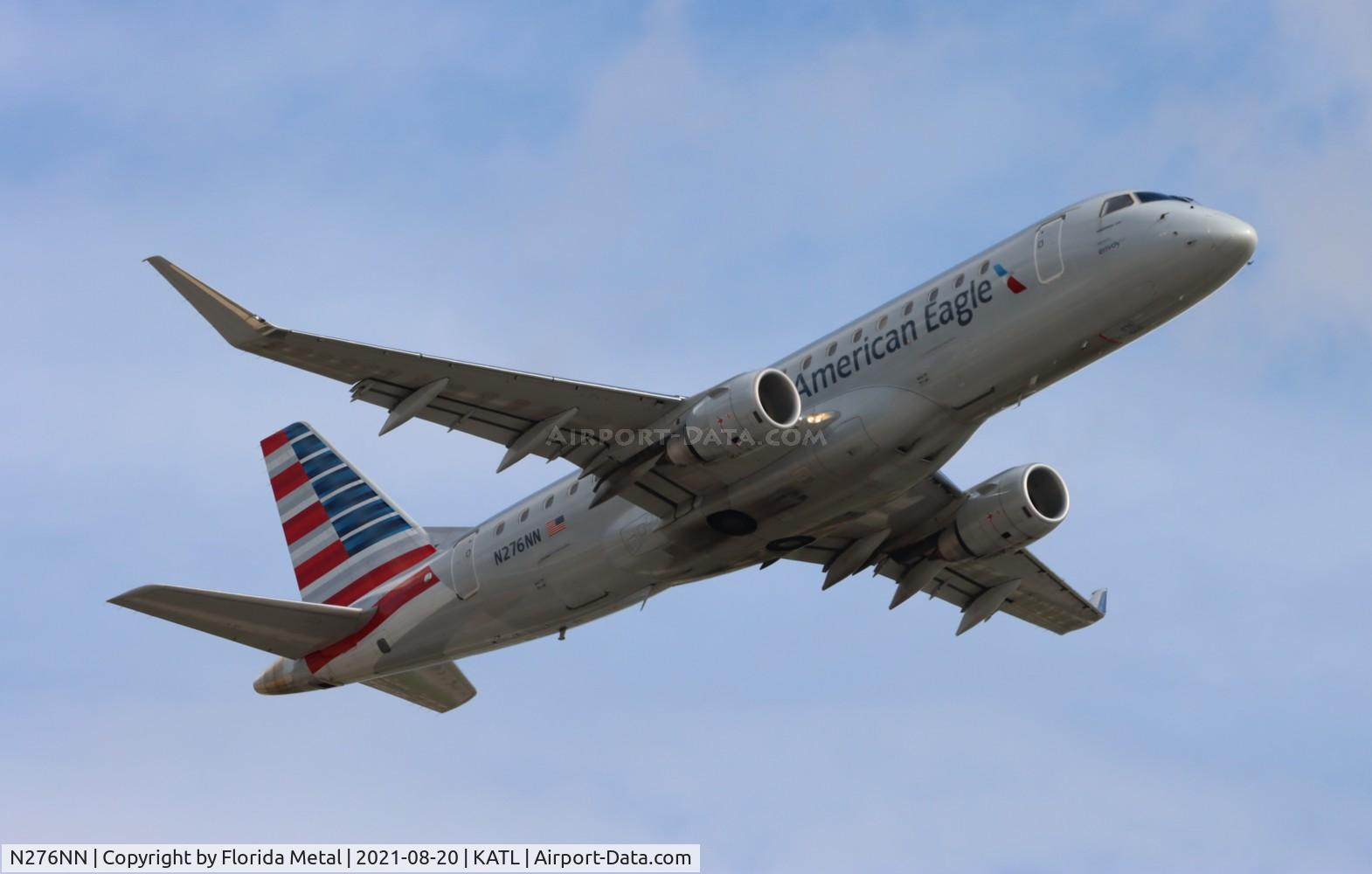 N276NN, 2019 Embraer 175LR (ERJ-170-200LR) C/N 17000781, ATL 2021