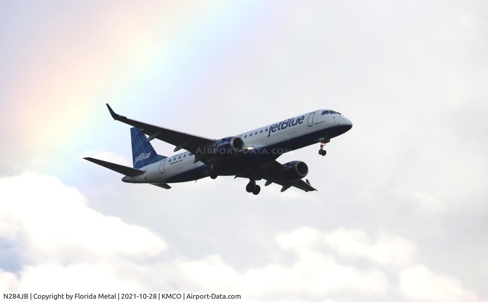 N284JB, 2008 Embraer 190AR (ERJ-190-100IGW) C/N 19000144, MCO 2021