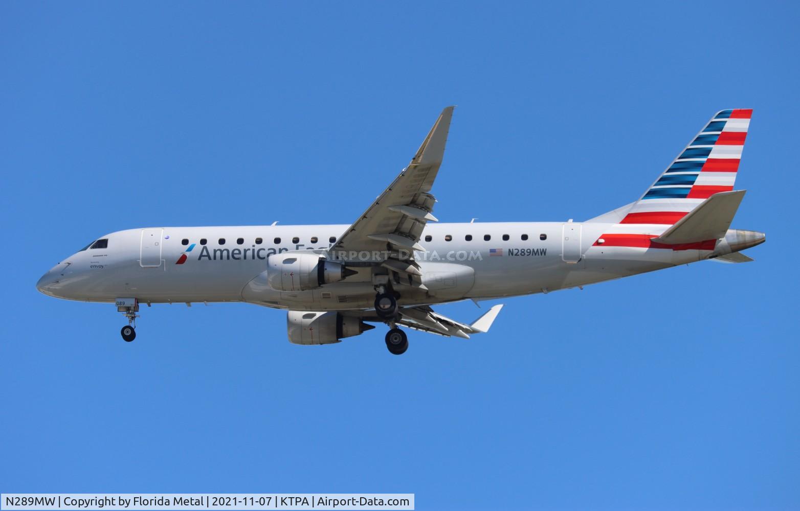 N289MW, 2019 Embraer 175LR (ERJ-170-200LR) C/N 17000840, TPA 2021