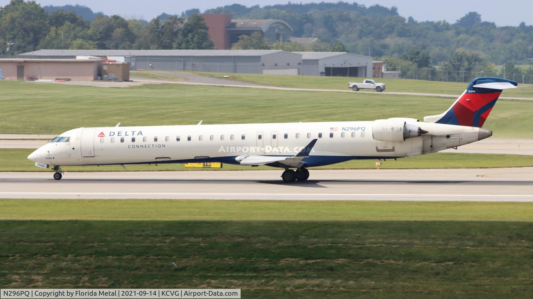 N296PQ, 2013 Bombardier CRJ-900 (CL-600-2D24) C/N 15296, CVG 2021