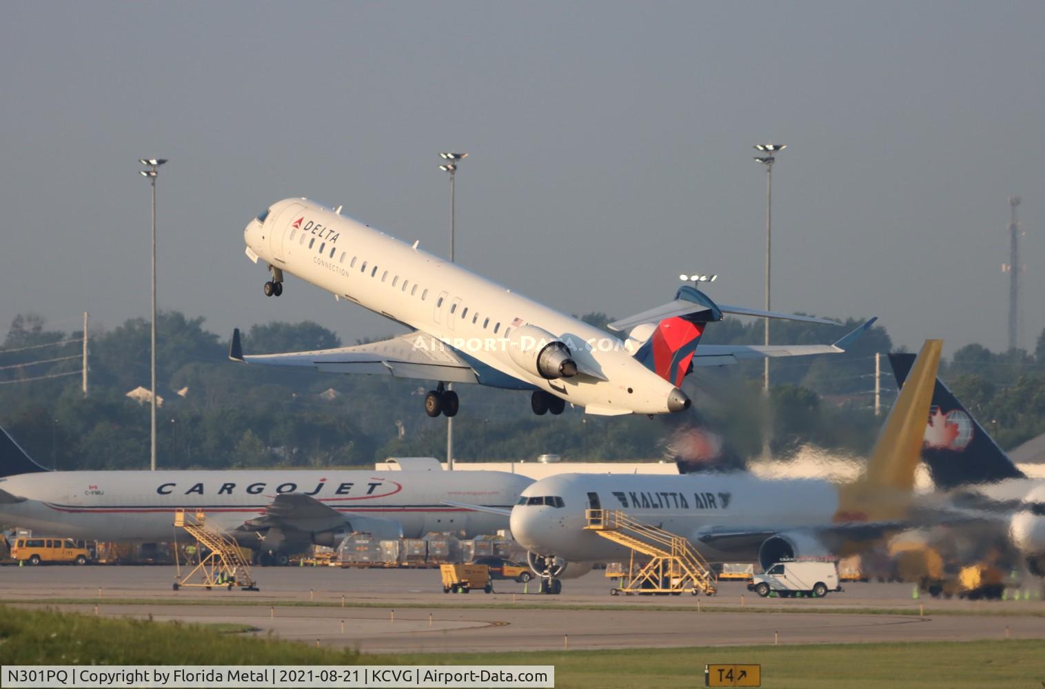 N301PQ, 2013 Bombardier CRJ-900 (CL-600-2D24) C/N 15301, CVG 2021