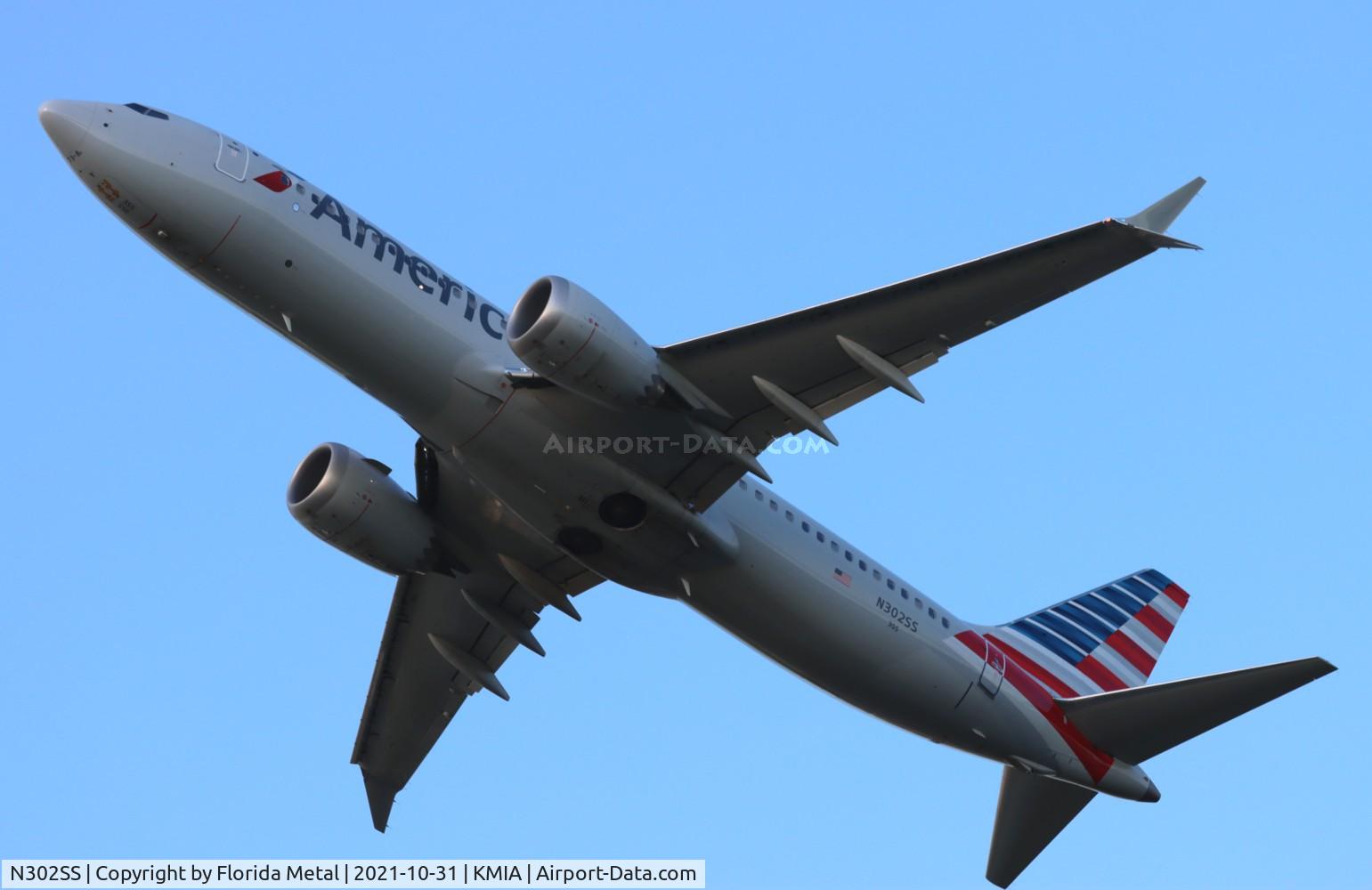 N302SS, 2020 Boeing 737-8 MAX C/N 44483, MIA 2021