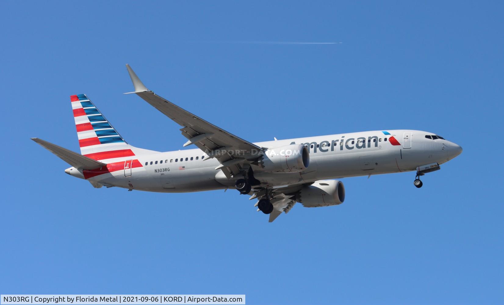 N303RG, 2018 Boeing 737-8 MAX C/N 44448, ORD 2021