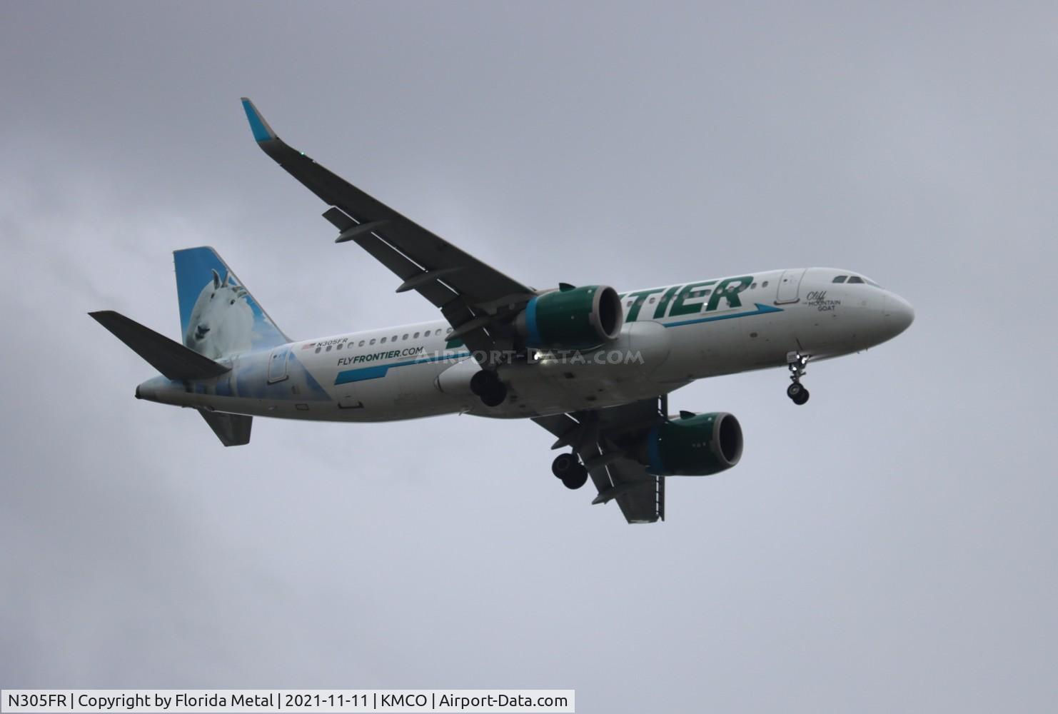N305FR, 2016 Airbus A320-251N C/N 7387, MCO 2021