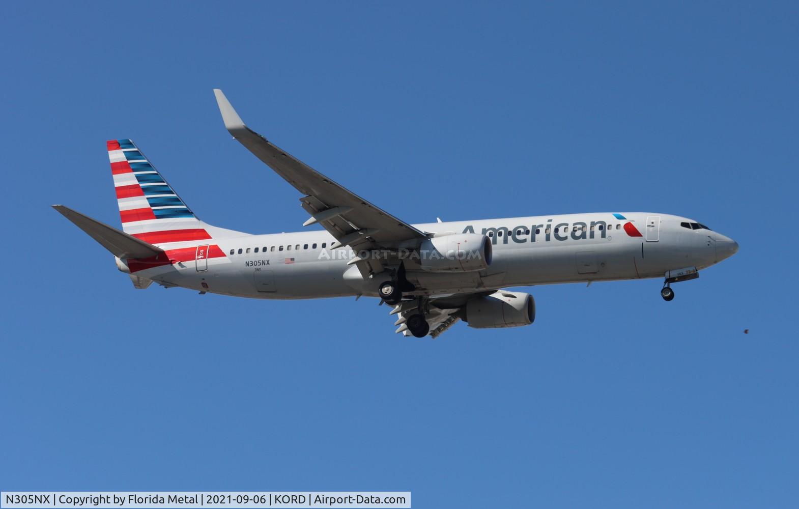 N305NX, 2016 Boeing 737-800 C/N 31253, ORD 2021