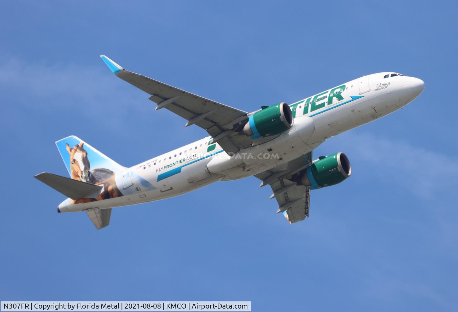 N307FR, 2017 Airbus A320-251N C/N 7472, MCO 2021