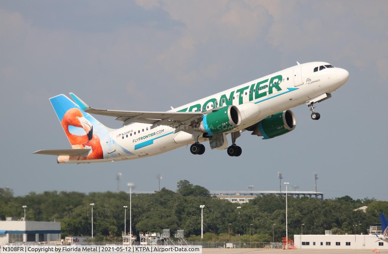 N308FR, 2017 Airbus A320-251N C/N 7538, TPA 2021