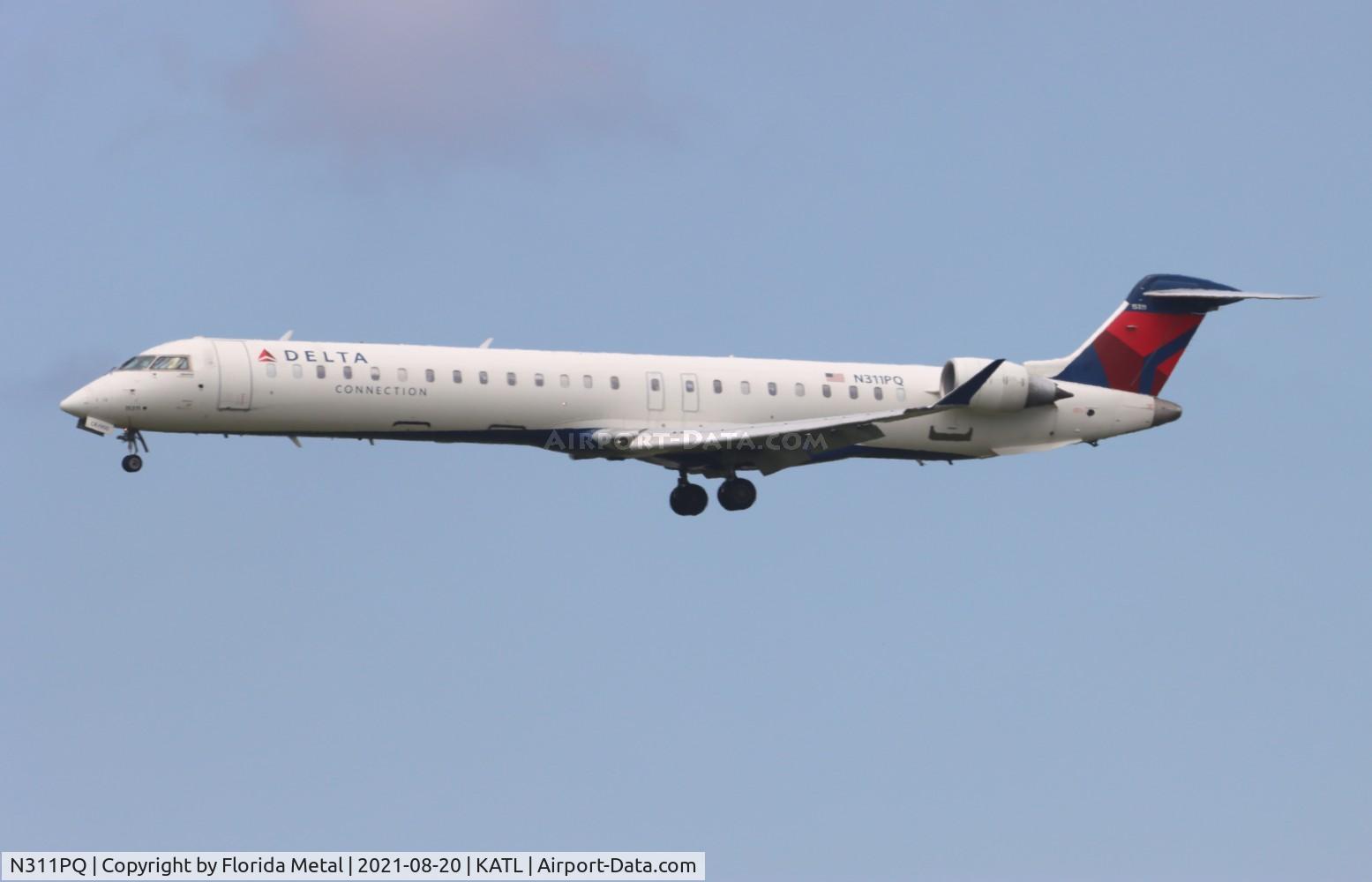 N311PQ, 2014 Bombardier CRJ-900 (CL-600-2D24) C/N 15311, ATL 2021