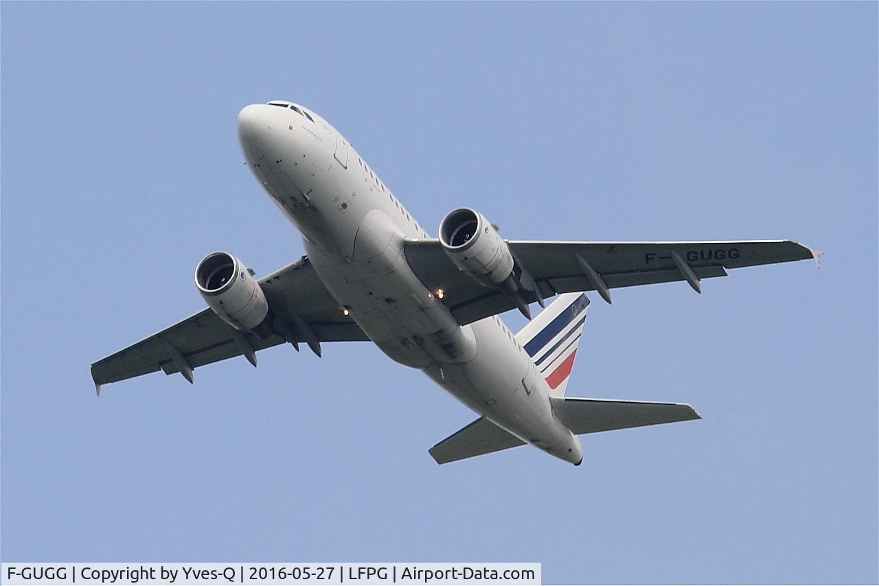 F-GUGG, 2004 Airbus A318-111 C/N 2317, Airbus A318-111, Climbing from rwy 27L, Roissy Charles De Gaulle airport (LFPG-CDG)