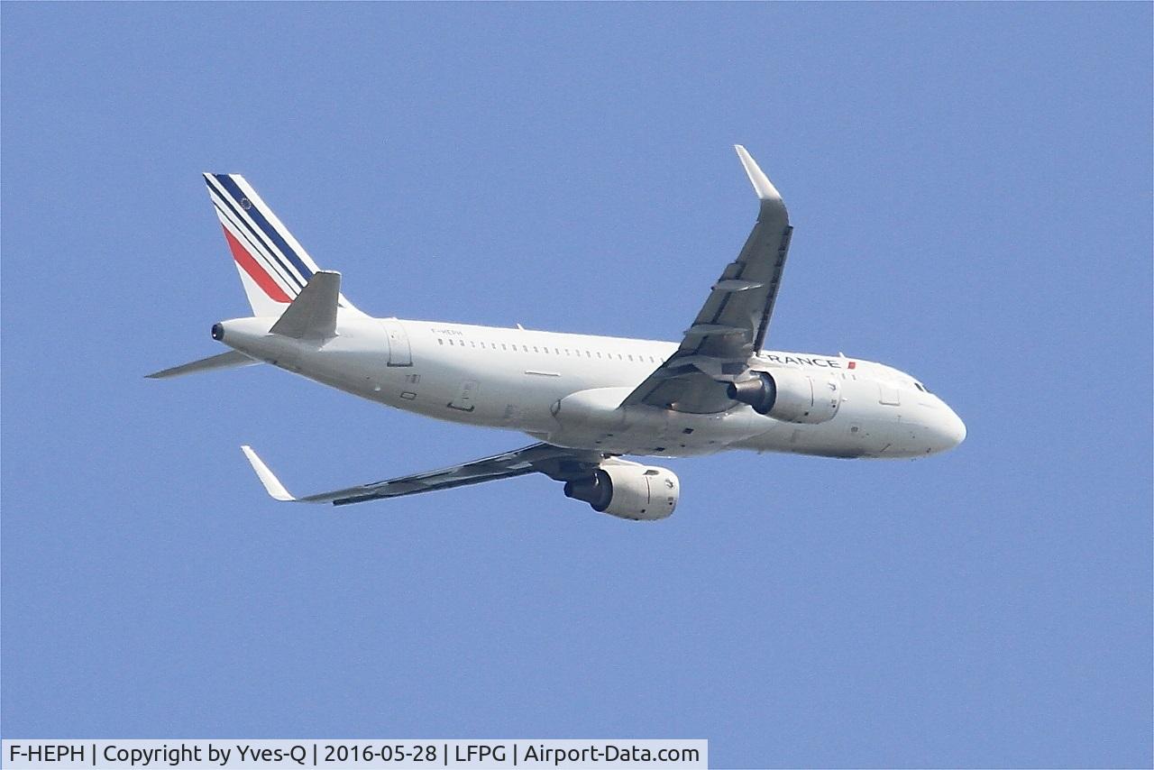 F-HEPH, 2013 Airbus A320-214 C/N 5869, Airbus A320-214, Climbing from rwy 06R, Roissy Charles De Gaulle airport (LFPG-CDG)