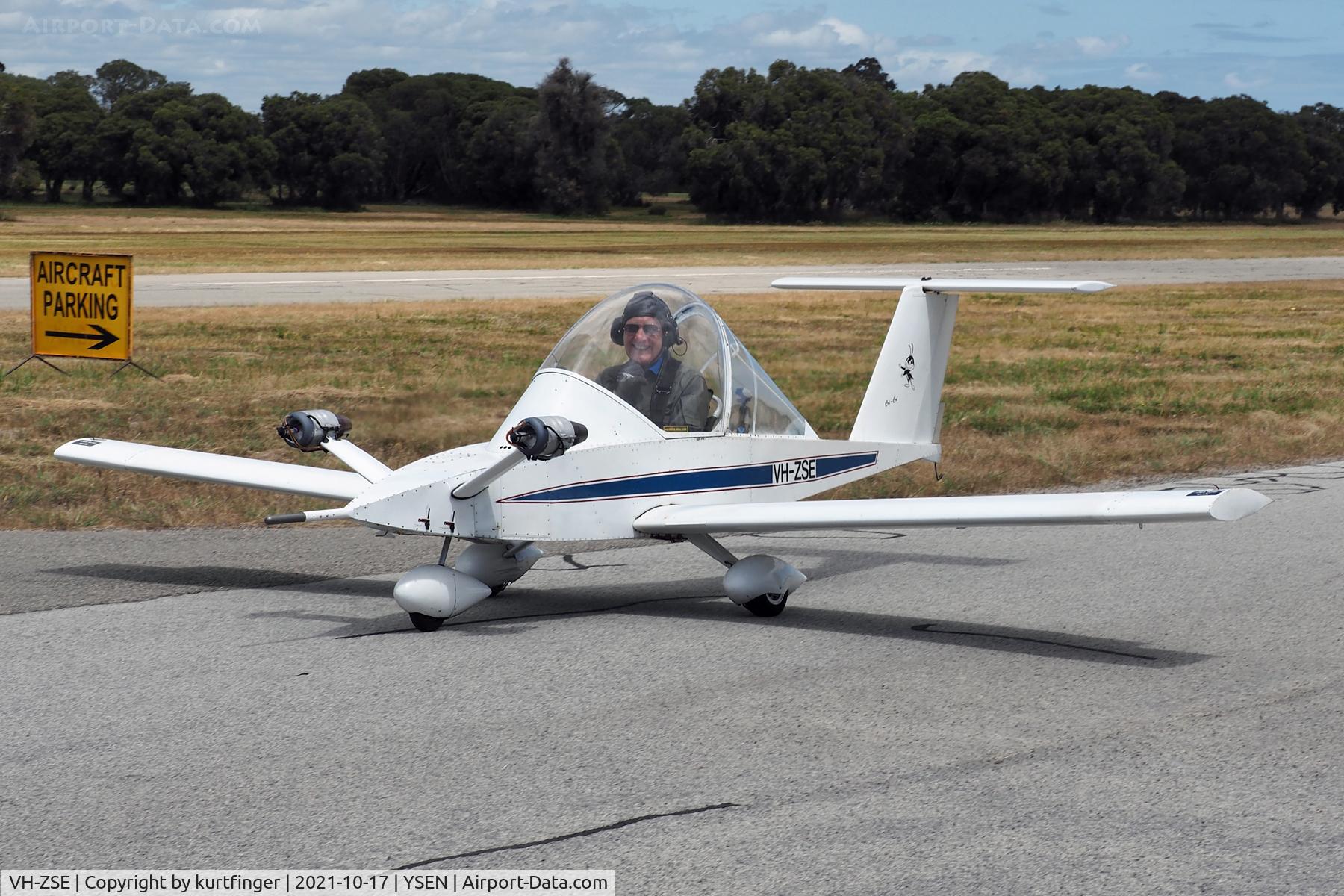 VH-ZSE, 2011 Colomban MC-15E Cri-Cri (Cricket) C/N SD2, Colomban MC-15E Cri-Cri sn SD2. VH-ZSE, Sports Aircraft Builders Club, Serpentine Airfield (YSEN).