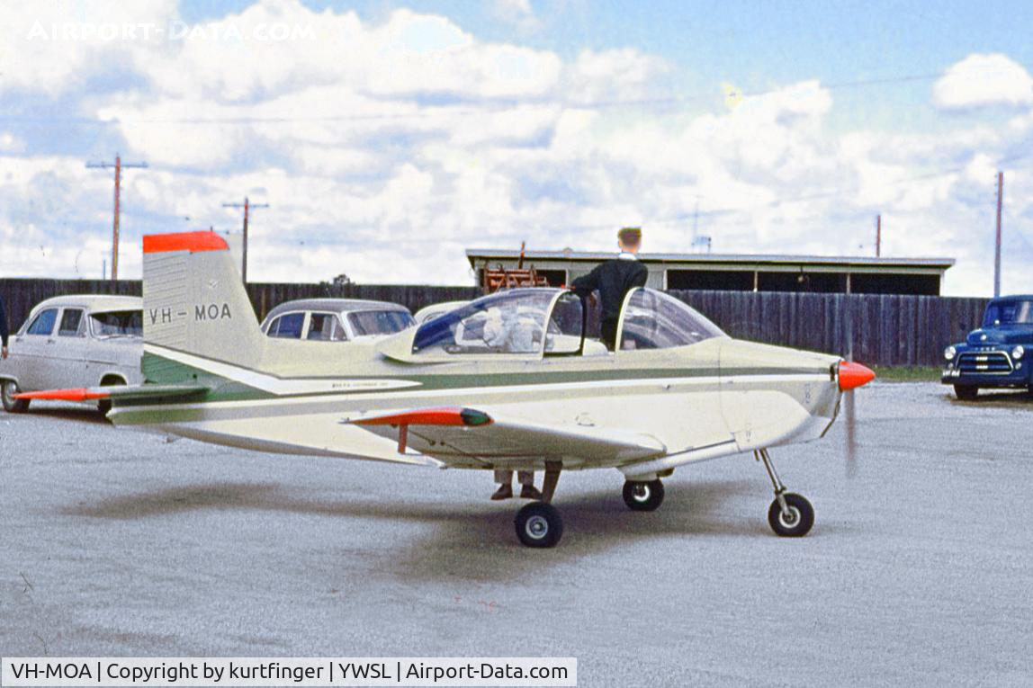 VH-MOA, 1962 Victa Airtourer 100 C/N 3, Victa Airtourer West Sale airfield 1962.