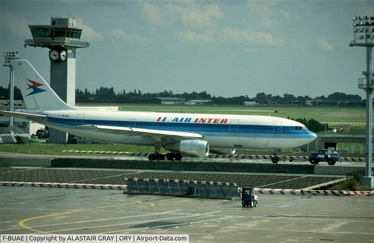 F-BUAE, 1973 Airbus A300B2-1C C/N 4, Seen here in the new Air Inter livery at Orly